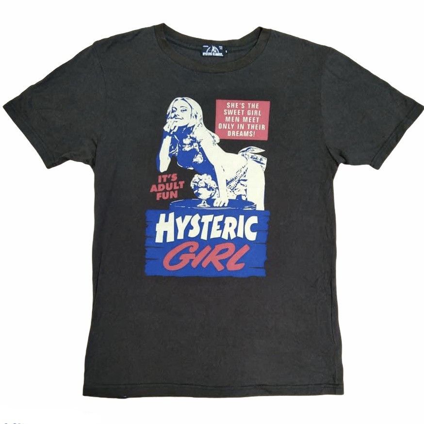 image of Hysteric Glamour T Shirt in Black, Men's (Size Small)