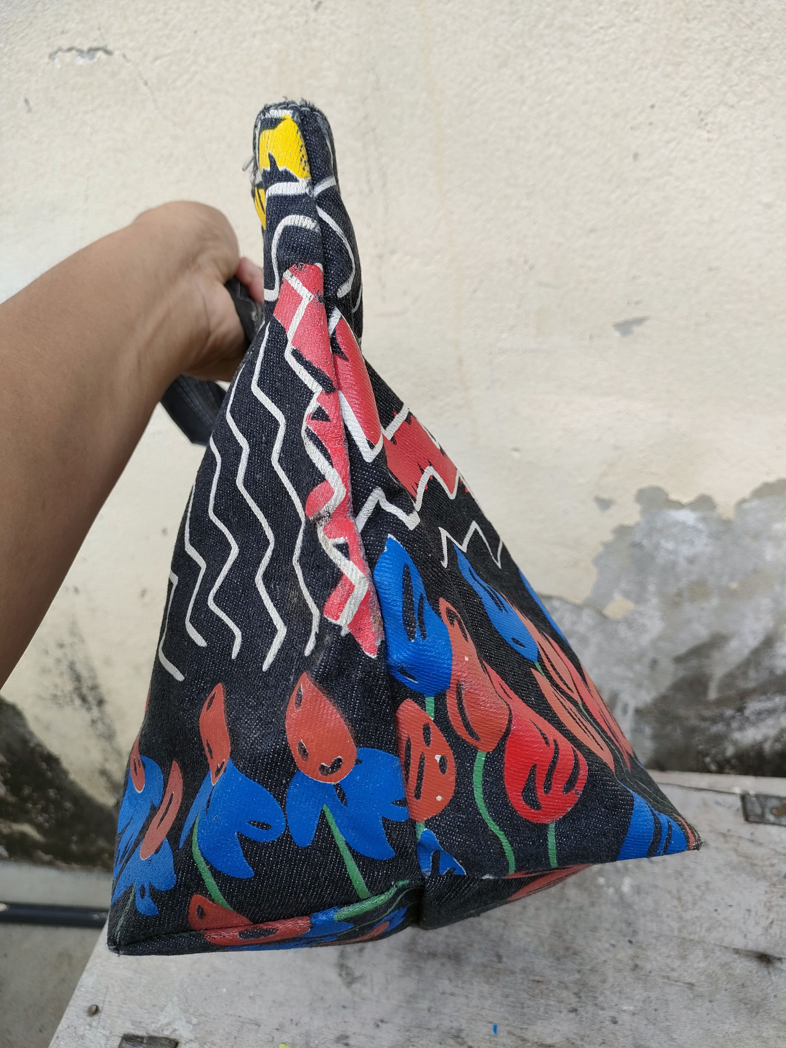 Marc Jacobs Marc Jacobs Denim Art Bag Size ONE SIZE - 4 Thumbnail