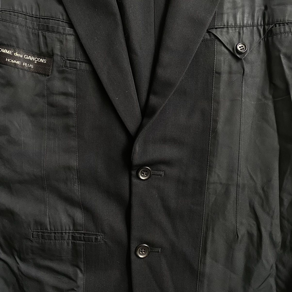 Comme des Garcons Homme Plus Vintage AW90 Runway Oversize Inside Out Blazer Size US S / EU 44-46 / 1 - 10 Thumbnail