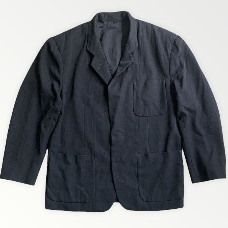 Comme des Garcons Homme Plus Vintage AW90 Runway Oversize Inside Out Blazer Size US S / EU 44-46 / 1 - 6 Thumbnail