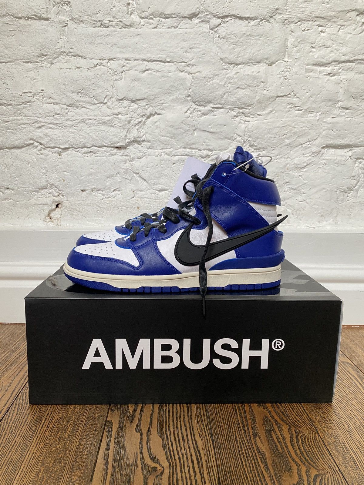 image of Ambush Design x Nike Dunk Hi/ambush Shoes in Blue, Men's (Size 10)