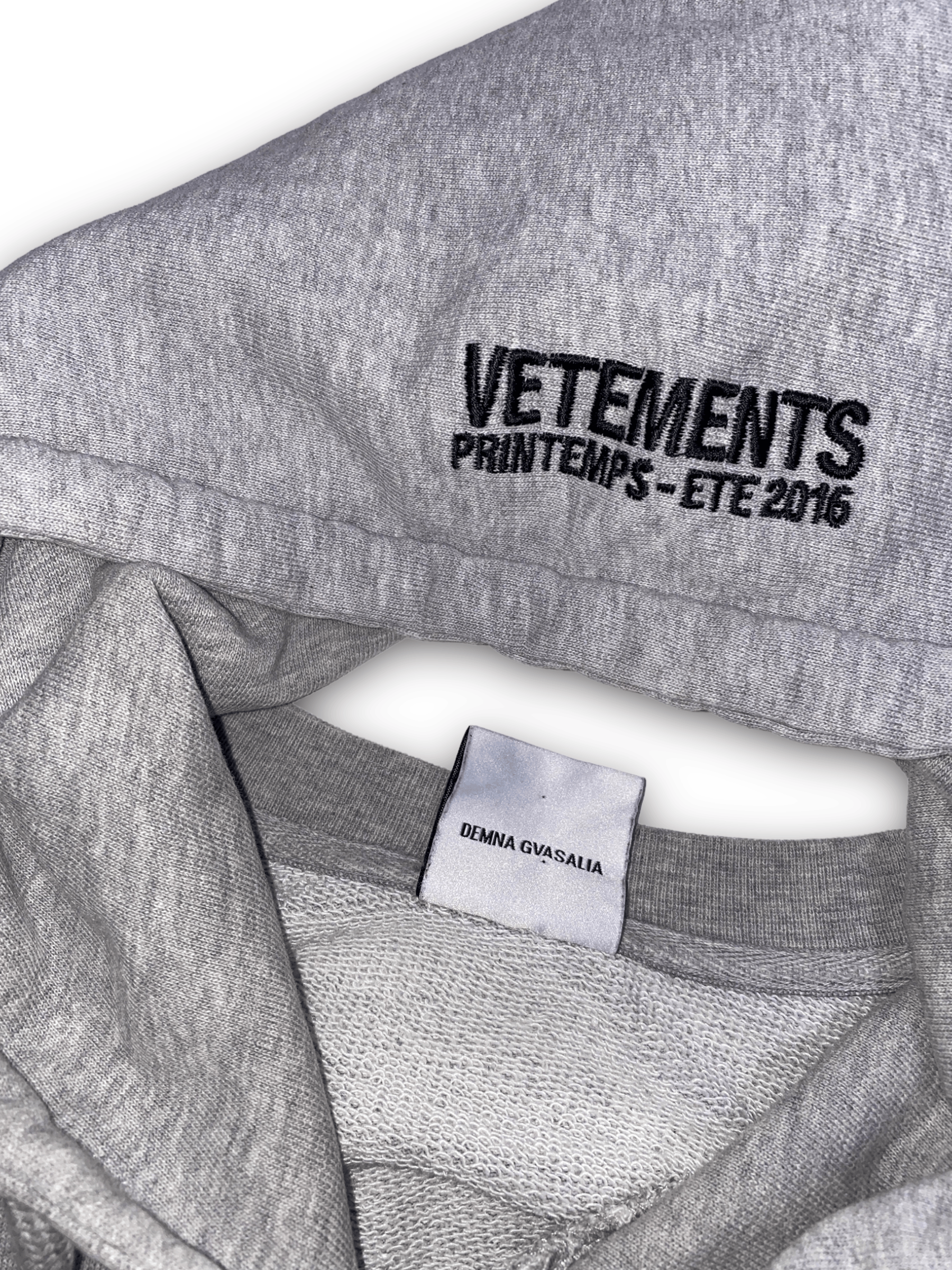 Vetements SS'16 Reversible Hoodie, Grey Size US S / EU 44-46 / 1 - 9 Thumbnail
