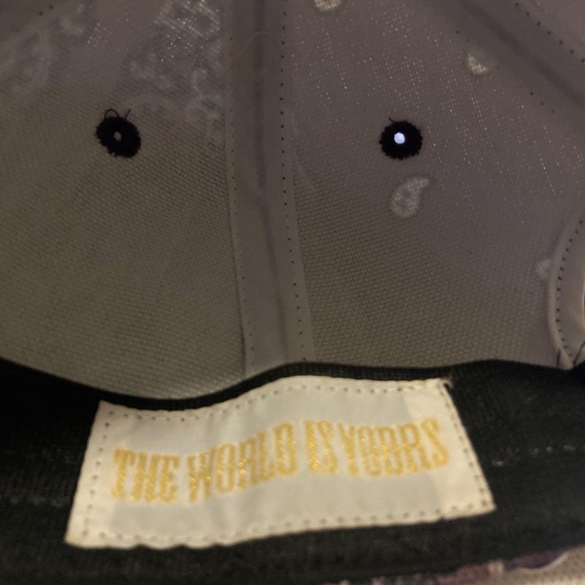THE WORLD IS YOURS THE WORLD IS YOURS JP paisley print cap Size ONE SIZE - 5 Thumbnail