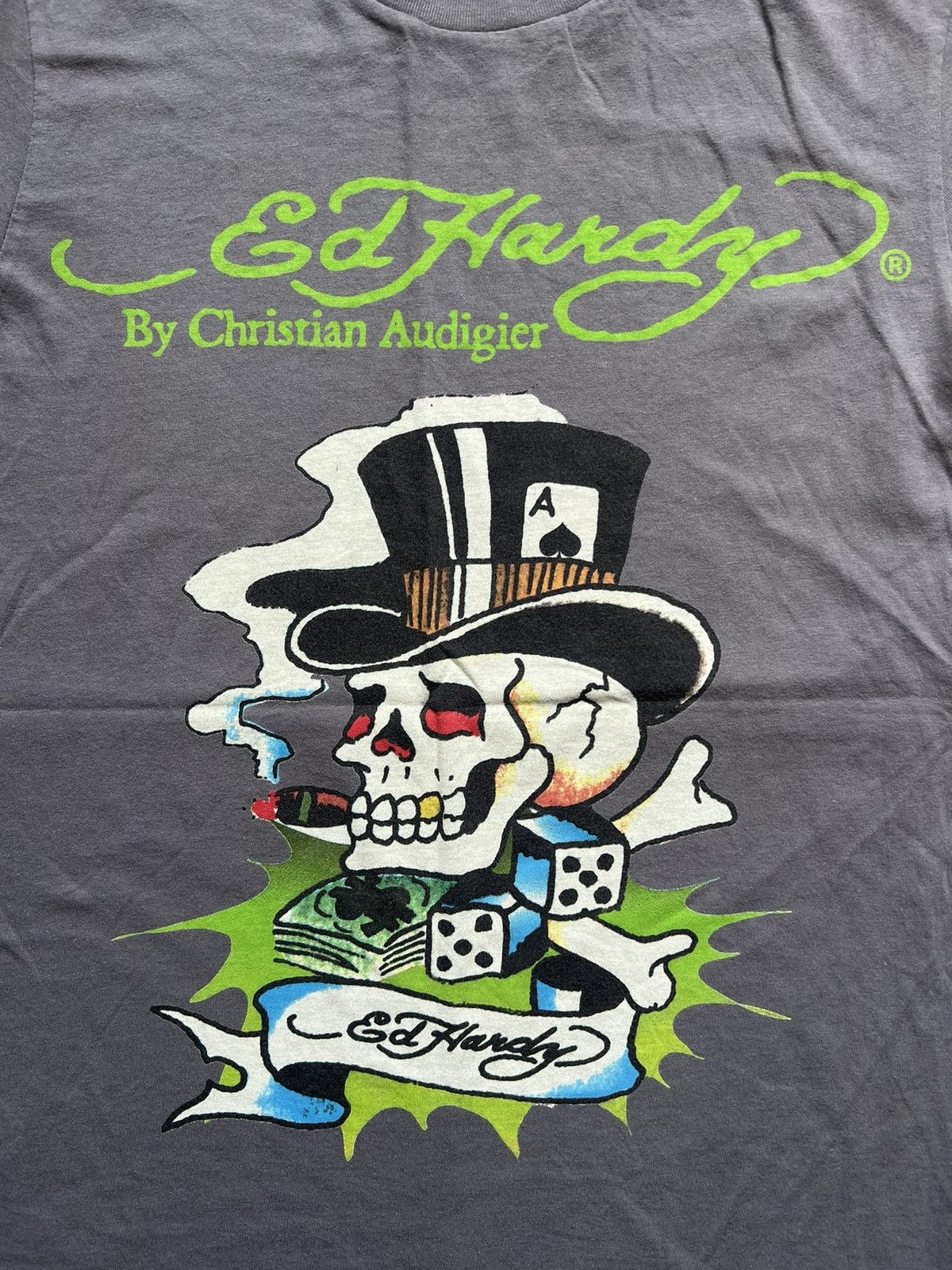 Christian Audigier × Ed Hardy × Vintage Vintage Y2K Ed Hardy by Christian Audigier Tee Shirt Size US S / EU 44-46 / 1 - 5 Thumbnail