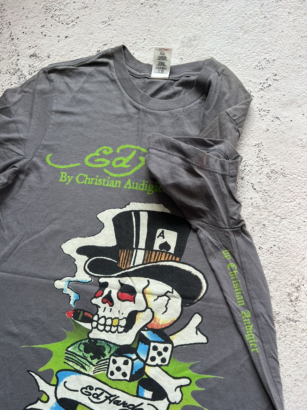 Christian Audigier × Ed Hardy × Vintage Vintage Y2K Ed Hardy by Christian Audigier Tee Shirt Size US S / EU 44-46 / 1 - 6 Thumbnail