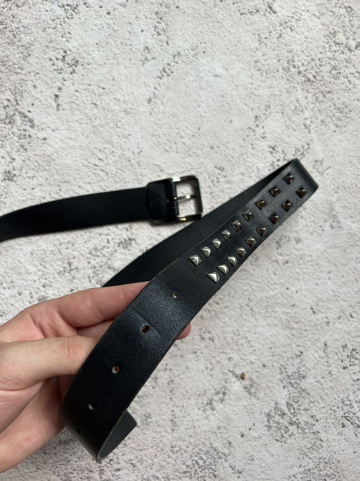 Japanese Brand × Vintage Y2K Vintage Leather Belt Size ONE SIZE - 7 Thumbnail