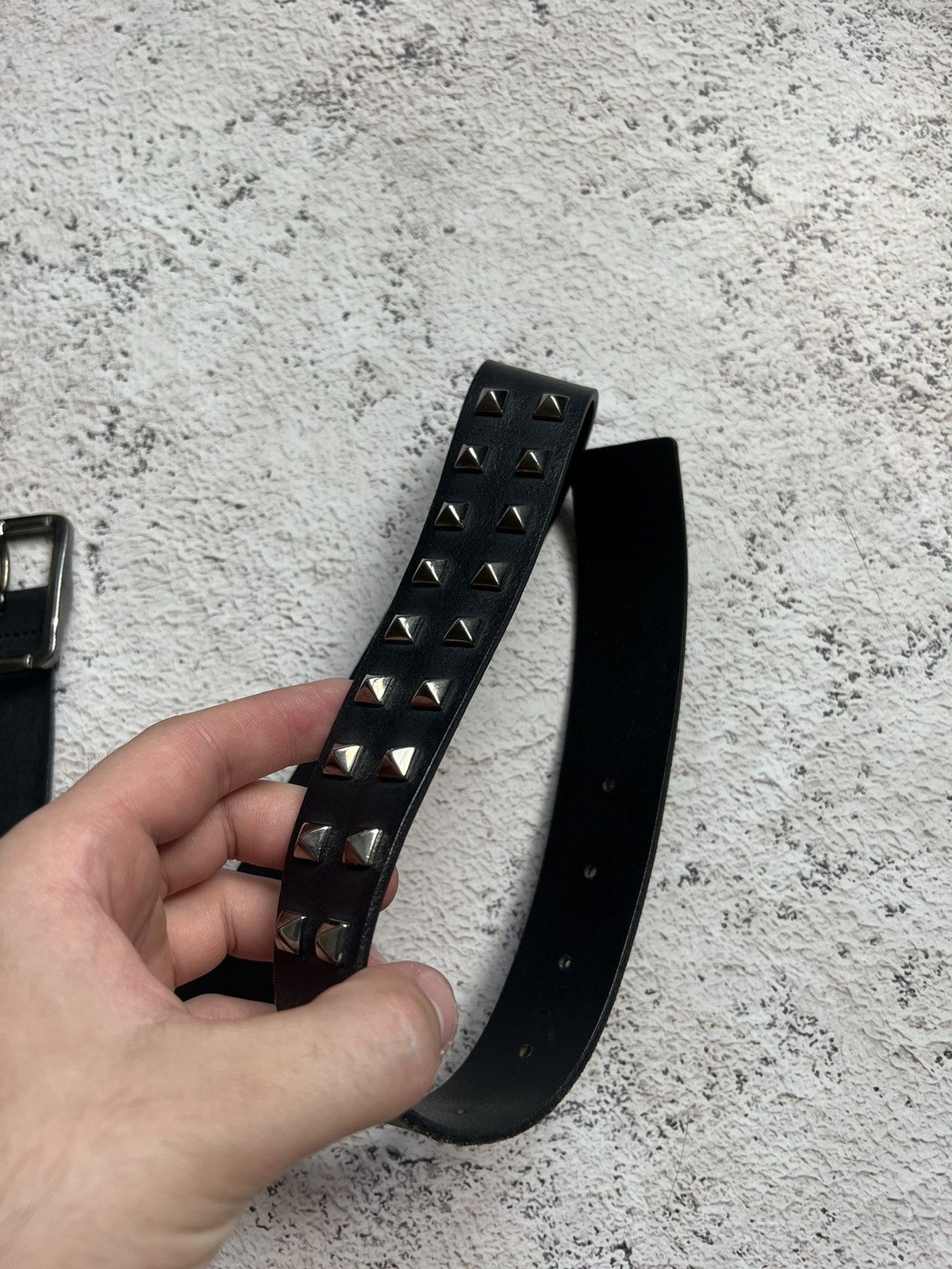 Japanese Brand × Vintage Y2K Vintage Leather Belt Size ONE SIZE - 1 Thumbnail
