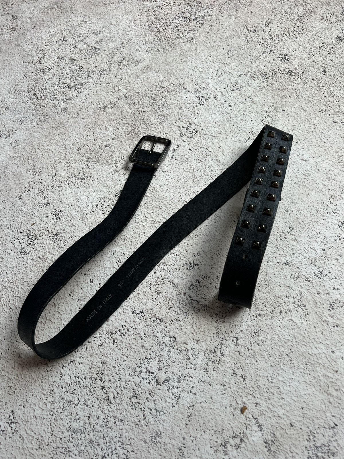 Japanese Brand × Vintage Y2K Vintage Leather Belt Size ONE SIZE - 2 Thumbnail