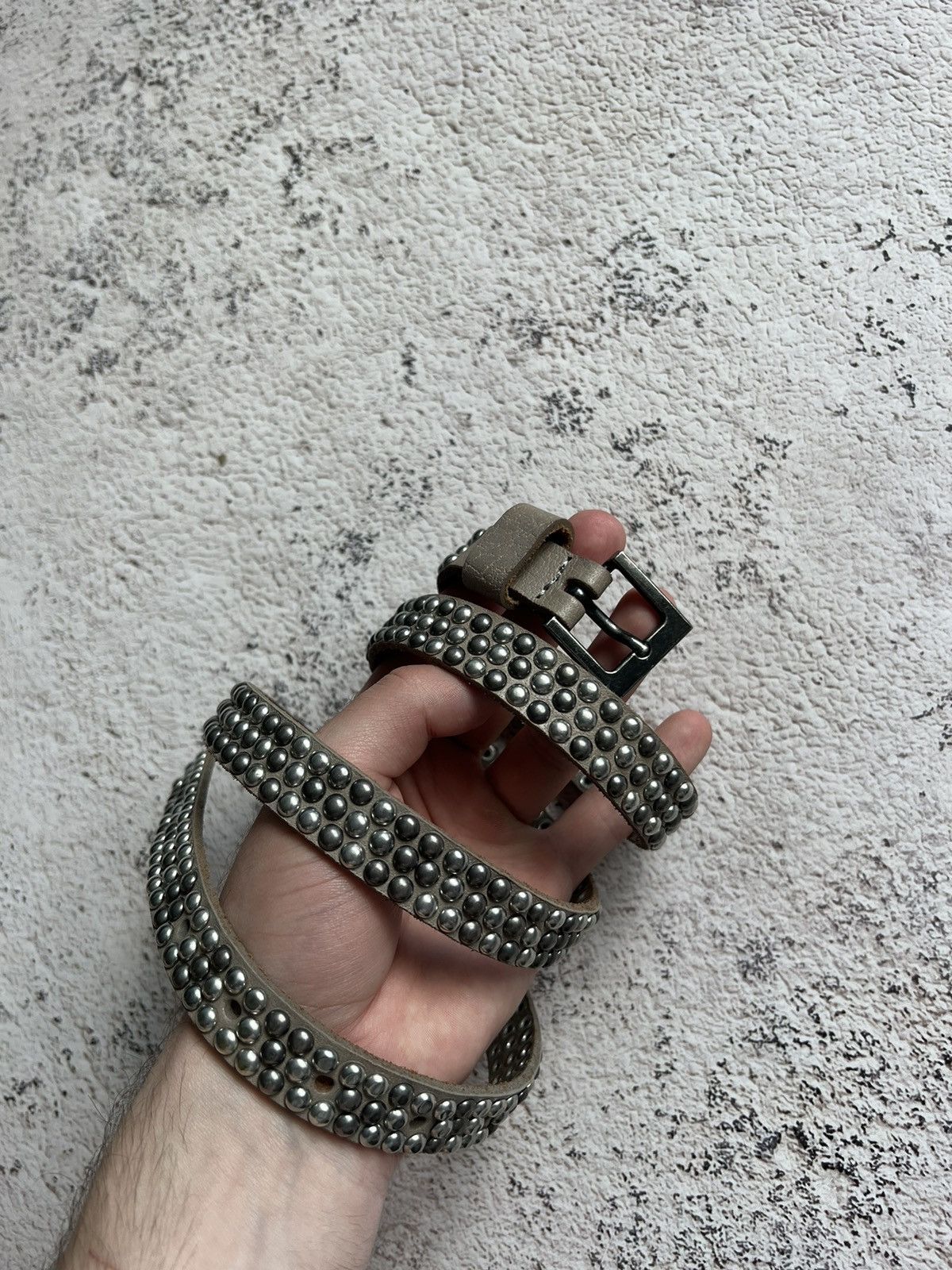 Hysteric Glamour × Japanese Brand Y2K Vintage Leather Belt BB Simon Style Size ONE SIZE - 1 Thumbnail