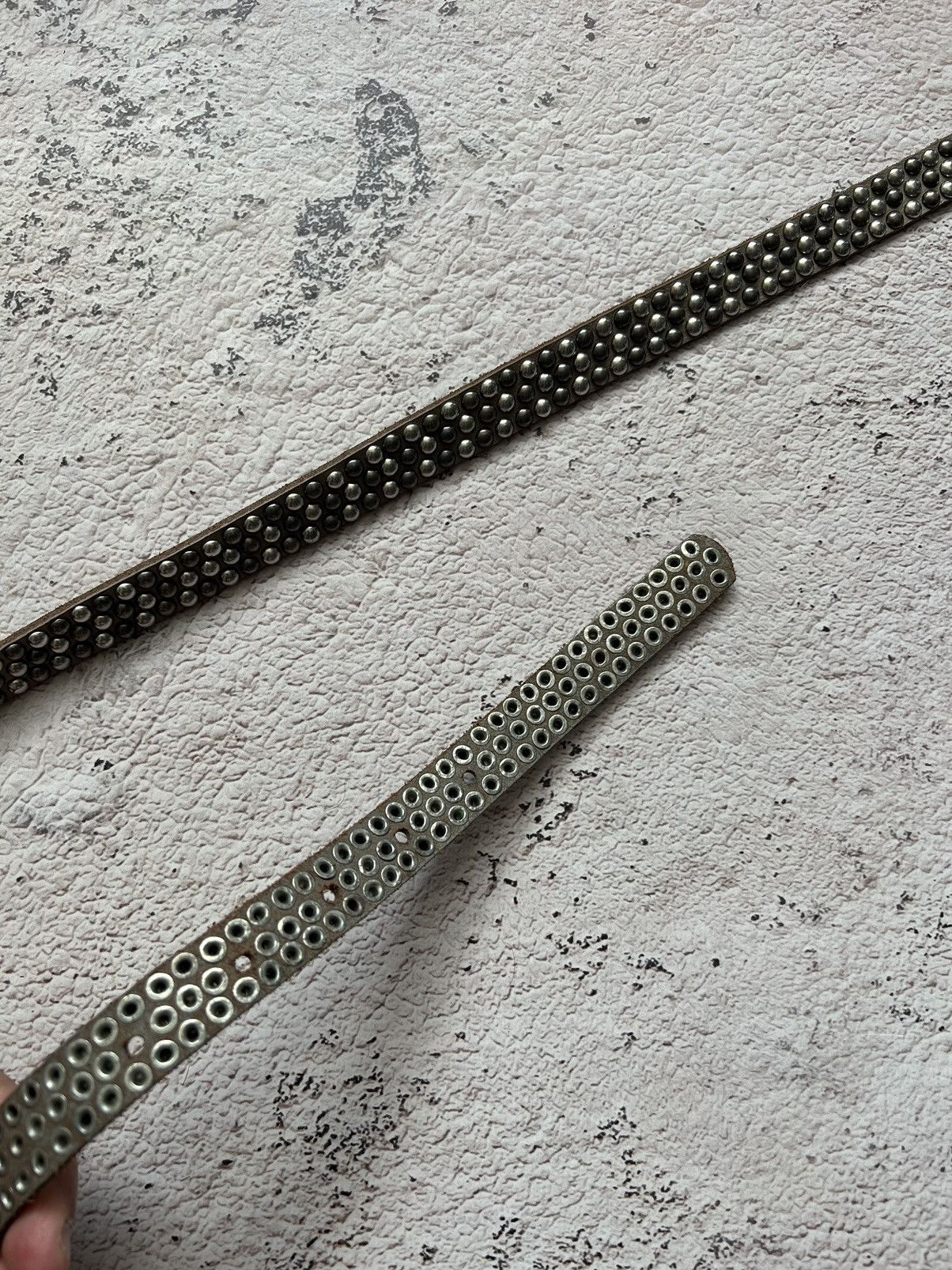 Hysteric Glamour × Japanese Brand Y2K Vintage Leather Belt BB Simon Style Size ONE SIZE - 5 Thumbnail