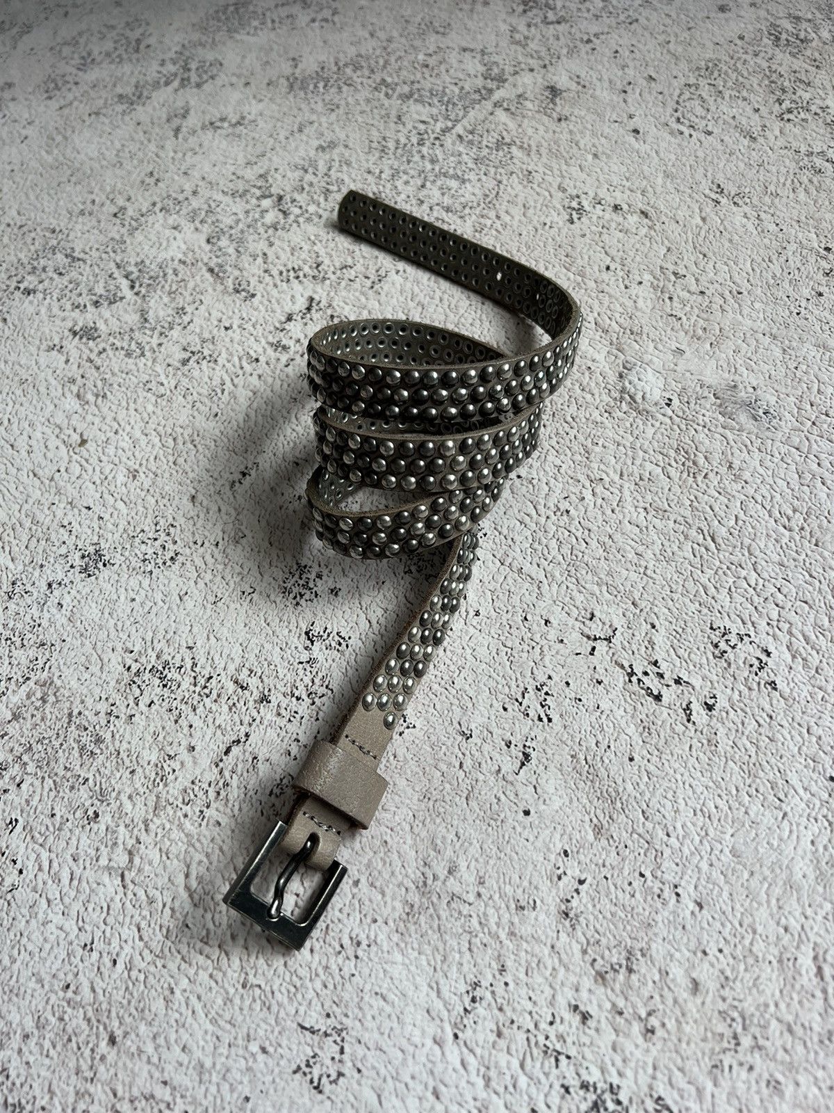 Hysteric Glamour × Japanese Brand Y2K Vintage Leather Belt BB Simon Style Size ONE SIZE - 2 Thumbnail