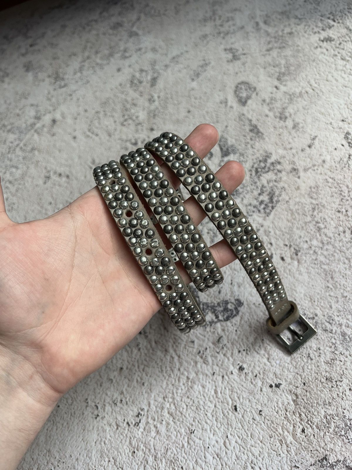 Hysteric Glamour × Japanese Brand Y2K Vintage Leather Belt BB Simon Style Size ONE SIZE - 7 Thumbnail