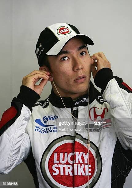 Japanese Brand Distress 2004 Takuma Sato Lucky Strike Bar Honda Driver Cap Size ONE SIZE - 9 Thumbnail