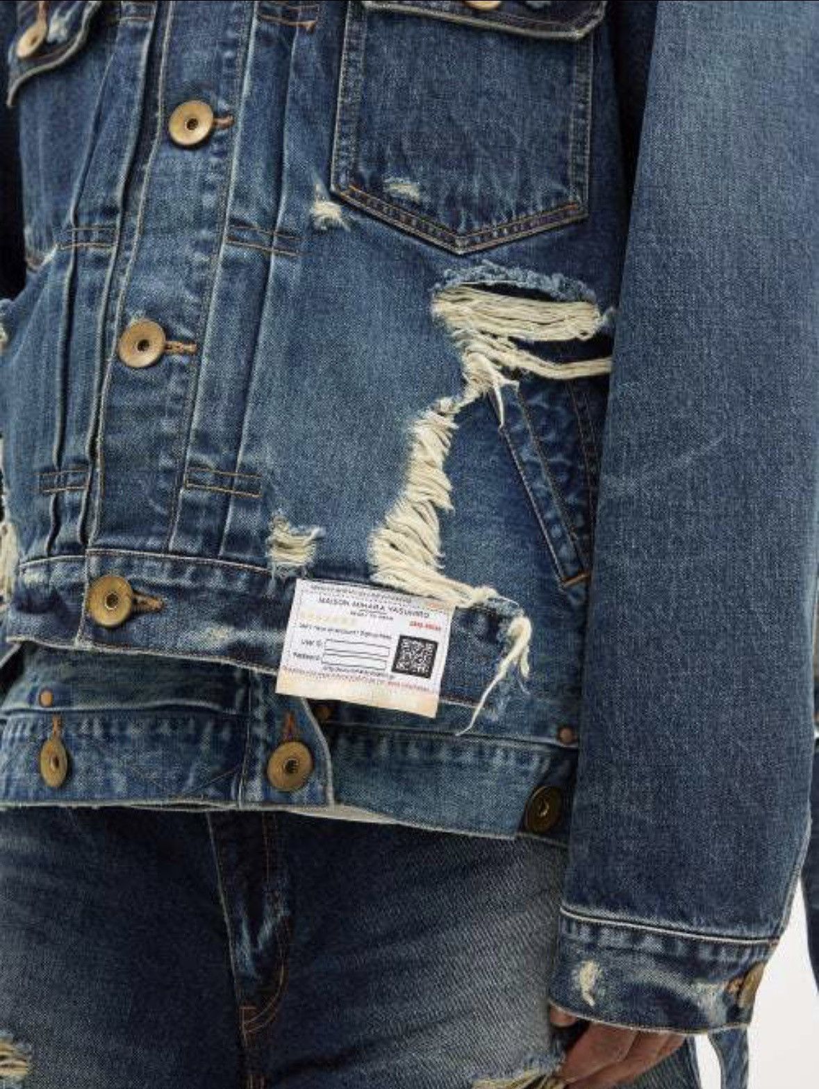 Maison MIHARA YASUHIRO 1400$ New Mihara Runway Reconstructed Layered Denim Jacket Size US M / EU 48-50 / 2 - 4 Thumbnail