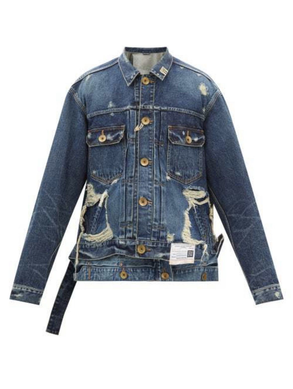 Maison MIHARA YASUHIRO 1400$ New Mihara Runway Reconstructed Layered Denim Jacket Size US M / EU 48-50 / 2 - 5 Thumbnail