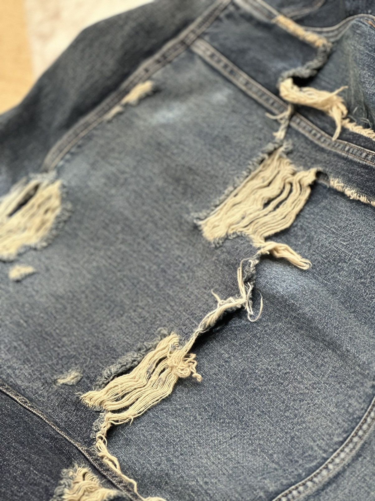 Maison MIHARA YASUHIRO 1400$ New Mihara Runway Reconstructed Layered Denim Jacket Size US M / EU 48-50 / 2 - 14 Thumbnail