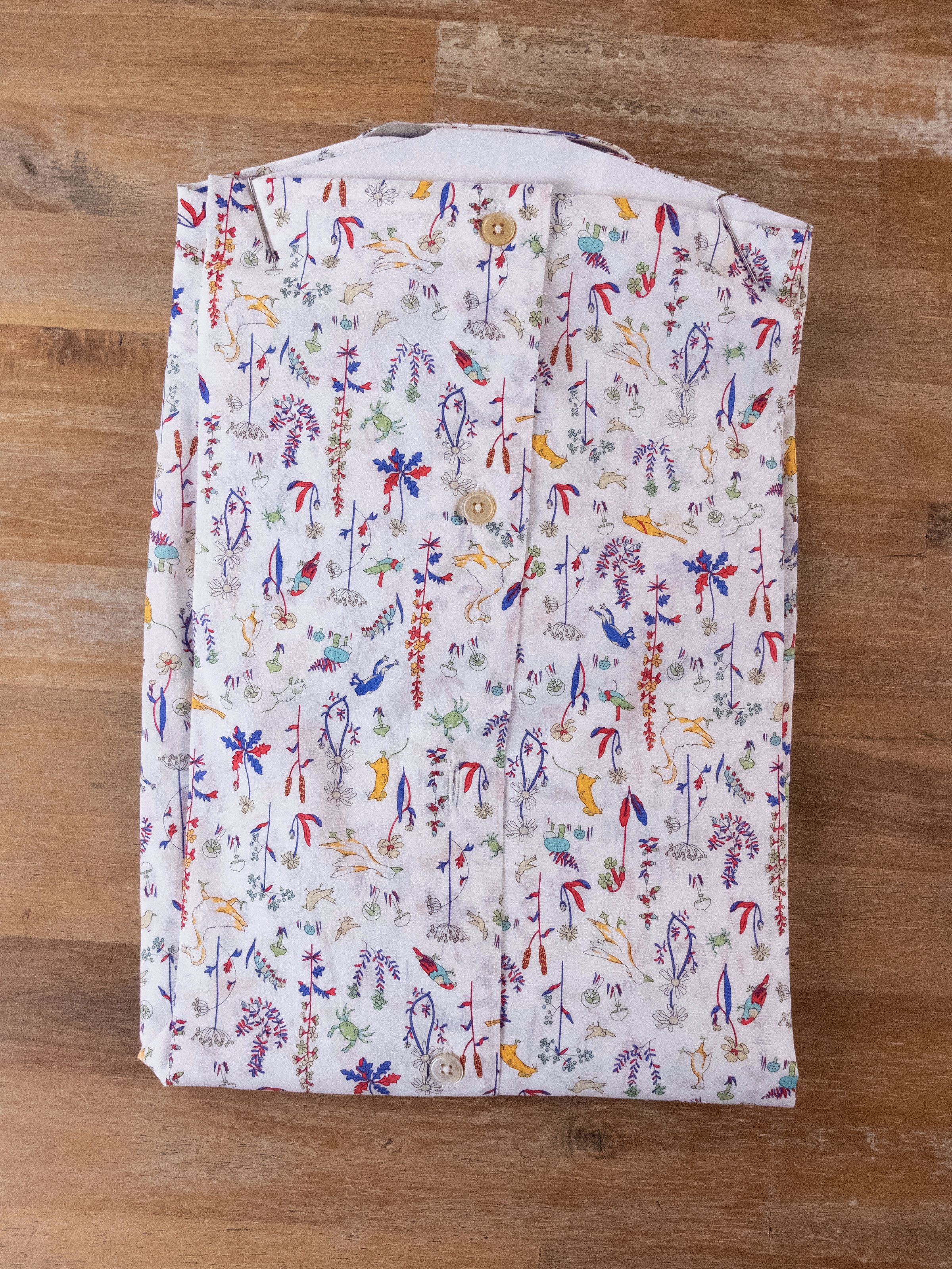Paul Smith PAUL SMITH mainline white animal floral print shirt 41 Large Size US L / EU 52-54 / 3 - 4 Thumbnail