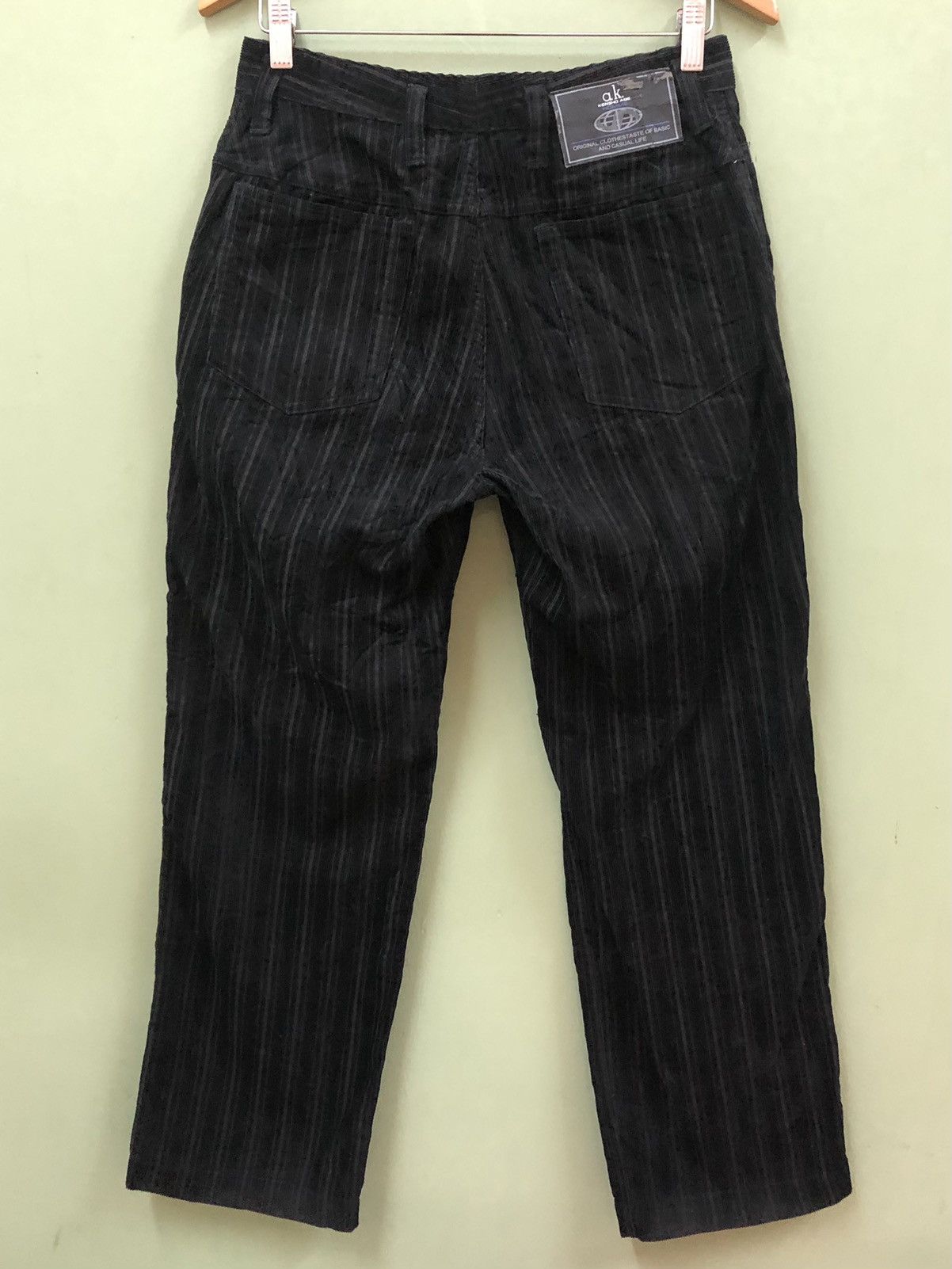 Japanese Brand KENSHO ABE - STRAIGHT FIT STRIPE CORDUROY PANTS Size US 30 / EU 46 - 2 Thumbnail