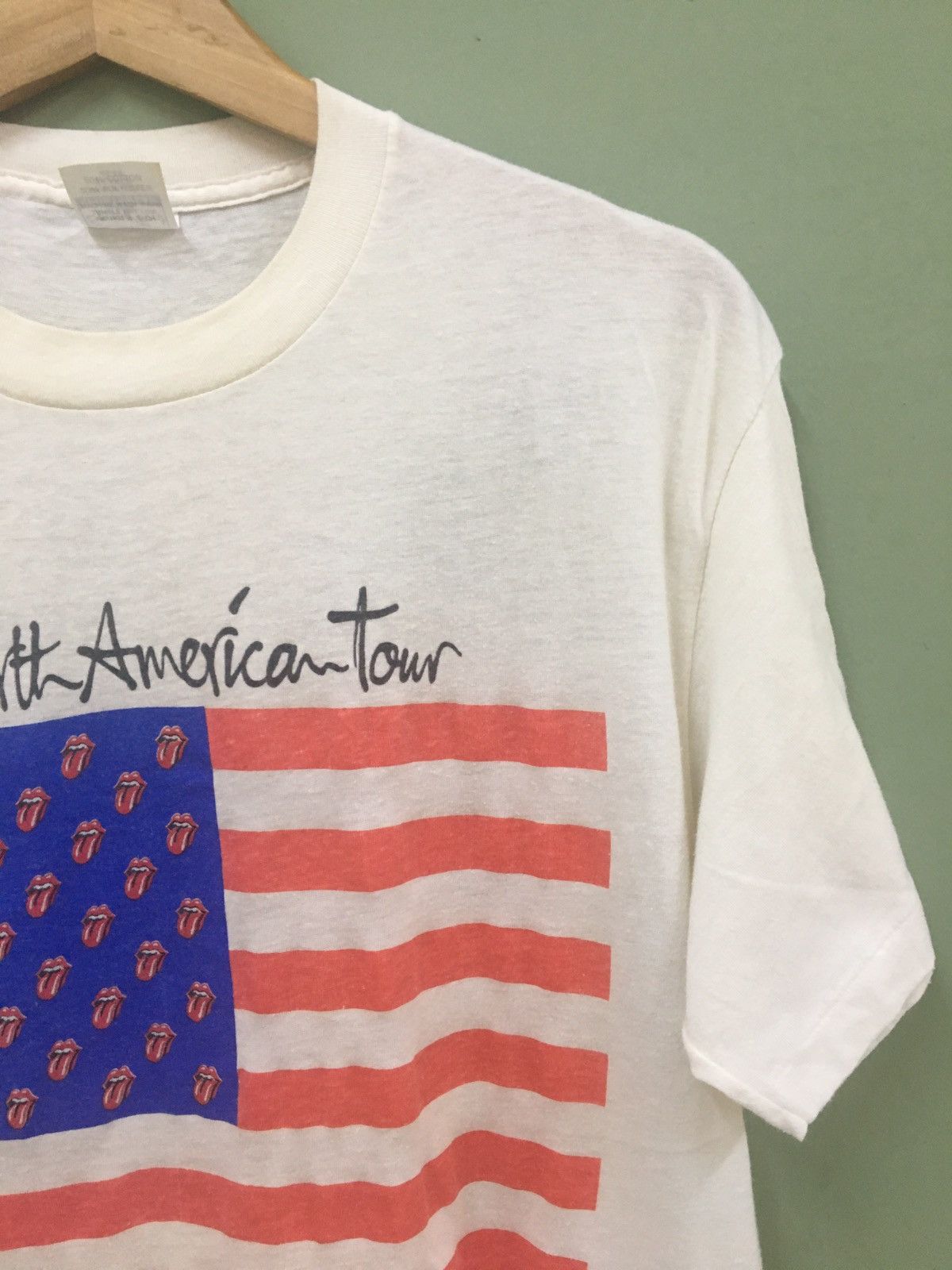 The Rolling Stones 🔥ARCHIVE COLLECTORS ITEMS- STONES NORTH AMERICAN TOUR 1989 Size US XL / EU 56 / 4 - 4 Thumbnail