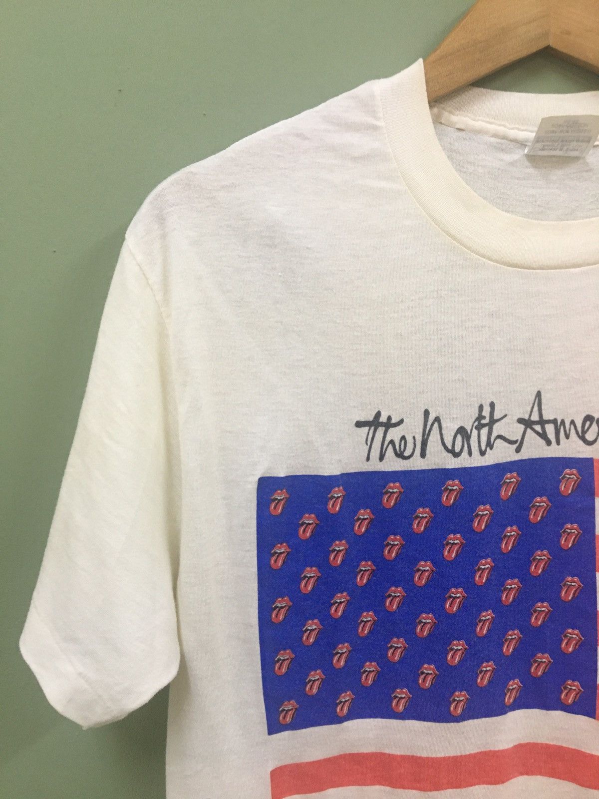 The Rolling Stones 🔥ARCHIVE COLLECTORS ITEMS- STONES NORTH AMERICAN TOUR 1989 Size US XL / EU 56 / 4 - 3 Thumbnail