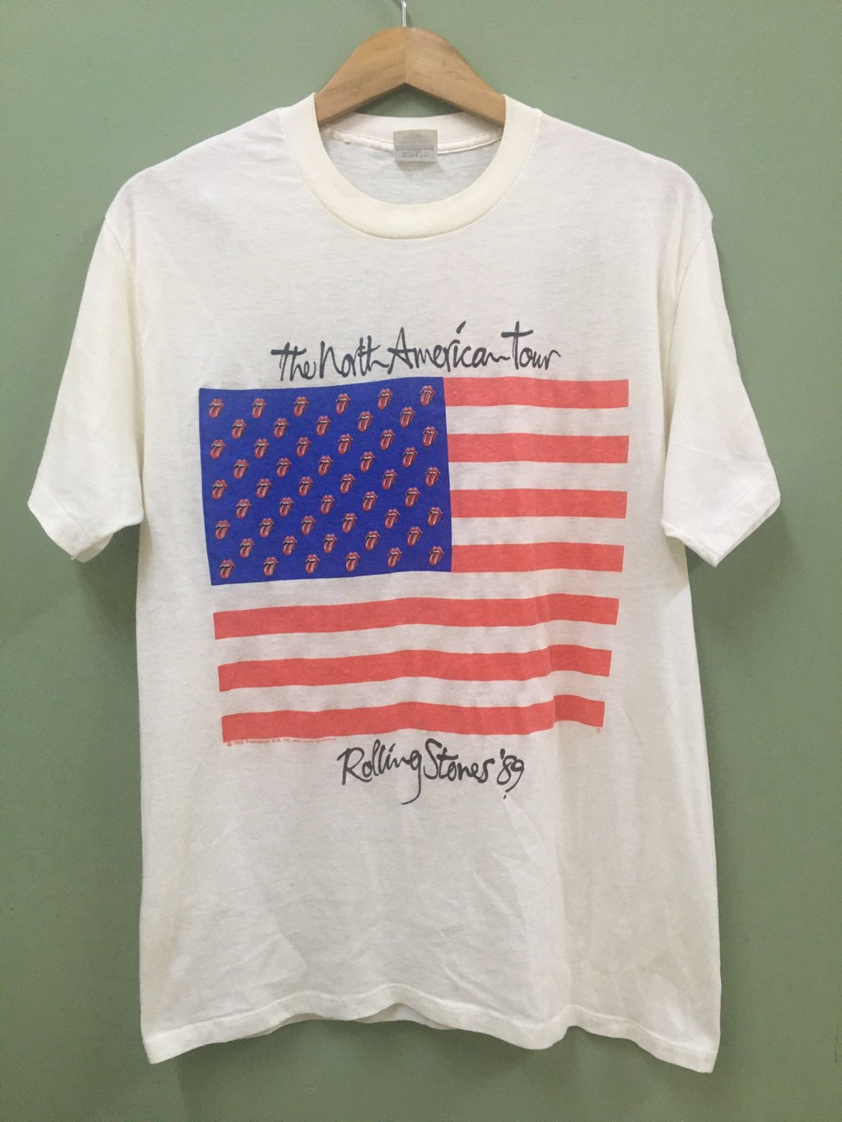 The Rolling Stones 🔥ARCHIVE COLLECTORS ITEMS- STONES NORTH AMERICAN TOUR 1989 Size US XL / EU 56 / 4 - 1 Thumbnail