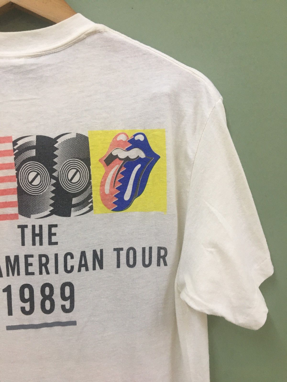 The Rolling Stones 🔥ARCHIVE COLLECTORS ITEMS- STONES NORTH AMERICAN TOUR 1989 Size US XL / EU 56 / 4 - 9 Thumbnail