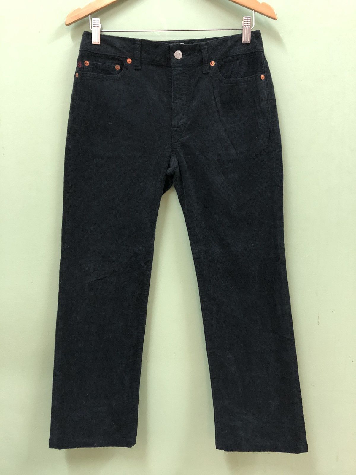 45rpm 45RPM - RELAXED FIT BLACK CORDUROY JEANS Size US 30 / EU 46 - 2 Thumbnail
