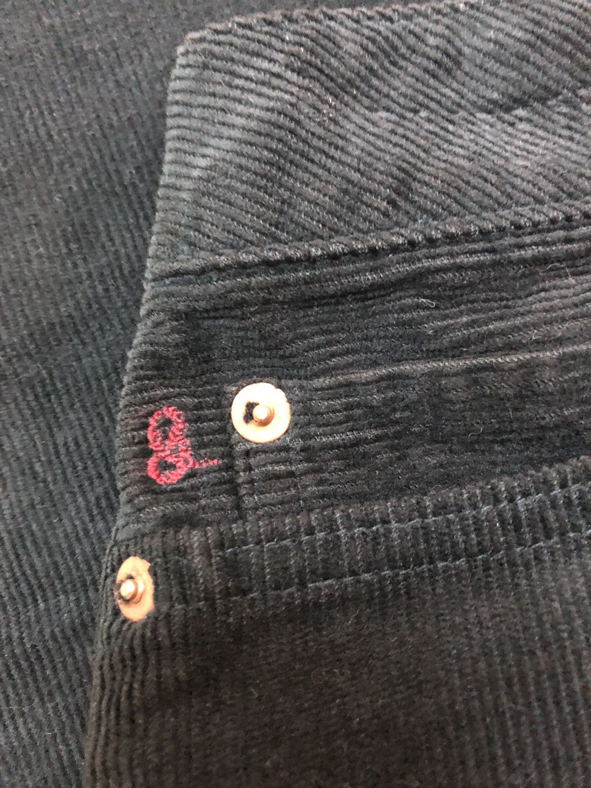 45rpm 45RPM - RELAXED FIT BLACK CORDUROY JEANS Size US 30 / EU 46 - 11 Thumbnail