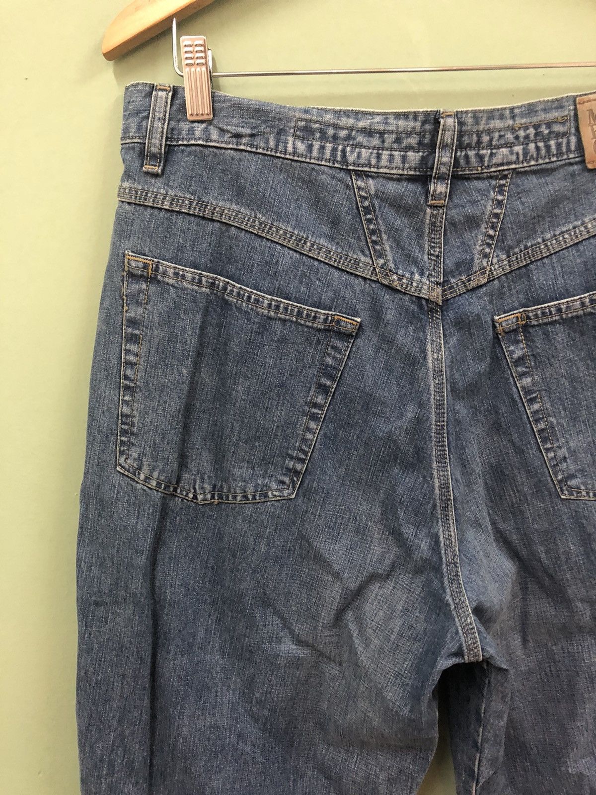 Issey Miyake MFG - WIDE BAGGY FIT HARAJUKU STYLE JEANS Size US 32 / EU 48 - 3 Thumbnail