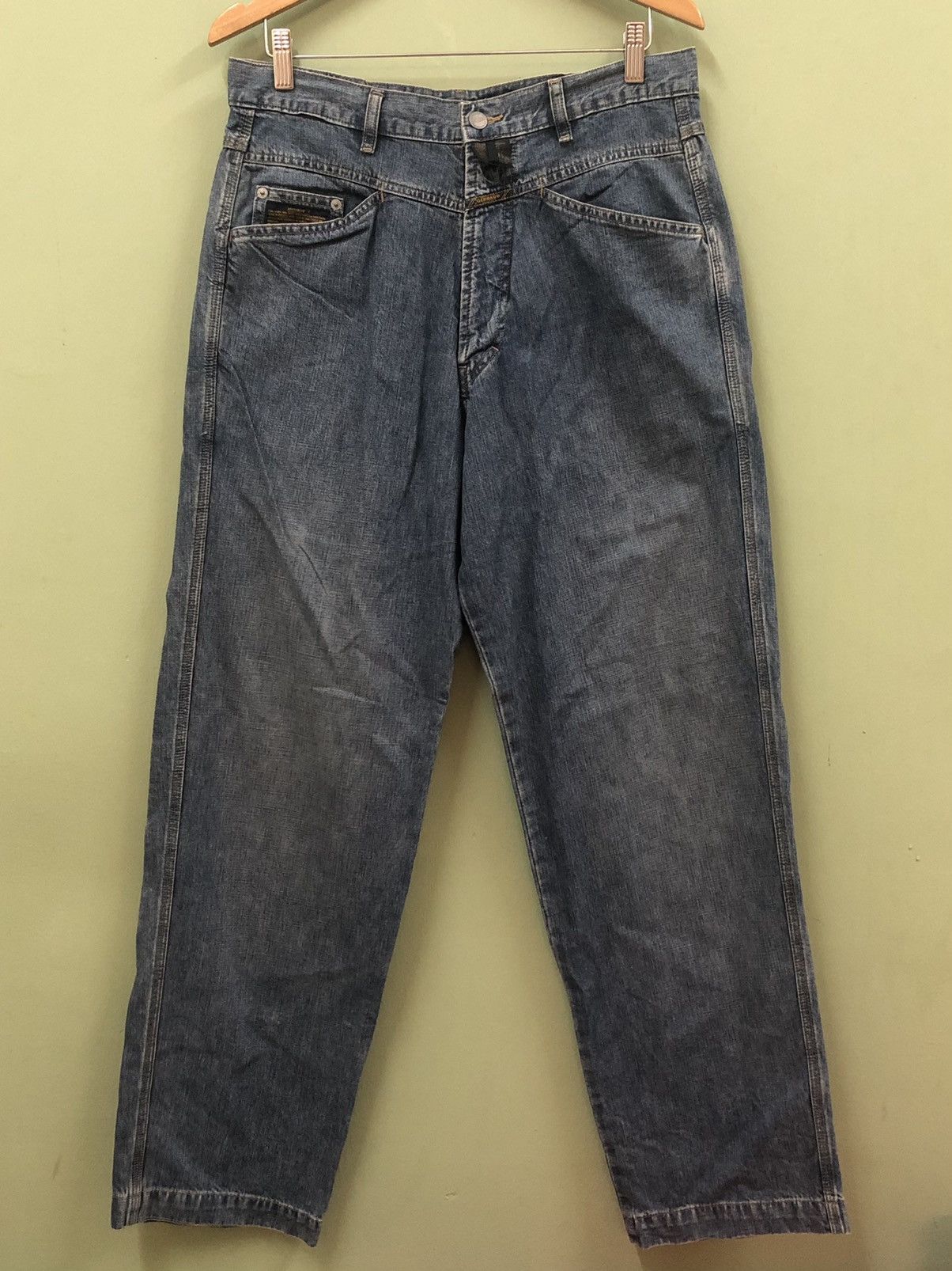 Issey Miyake MFG - WIDE BAGGY FIT HARAJUKU STYLE JEANS Size US 32 / EU 48 - 5 Thumbnail