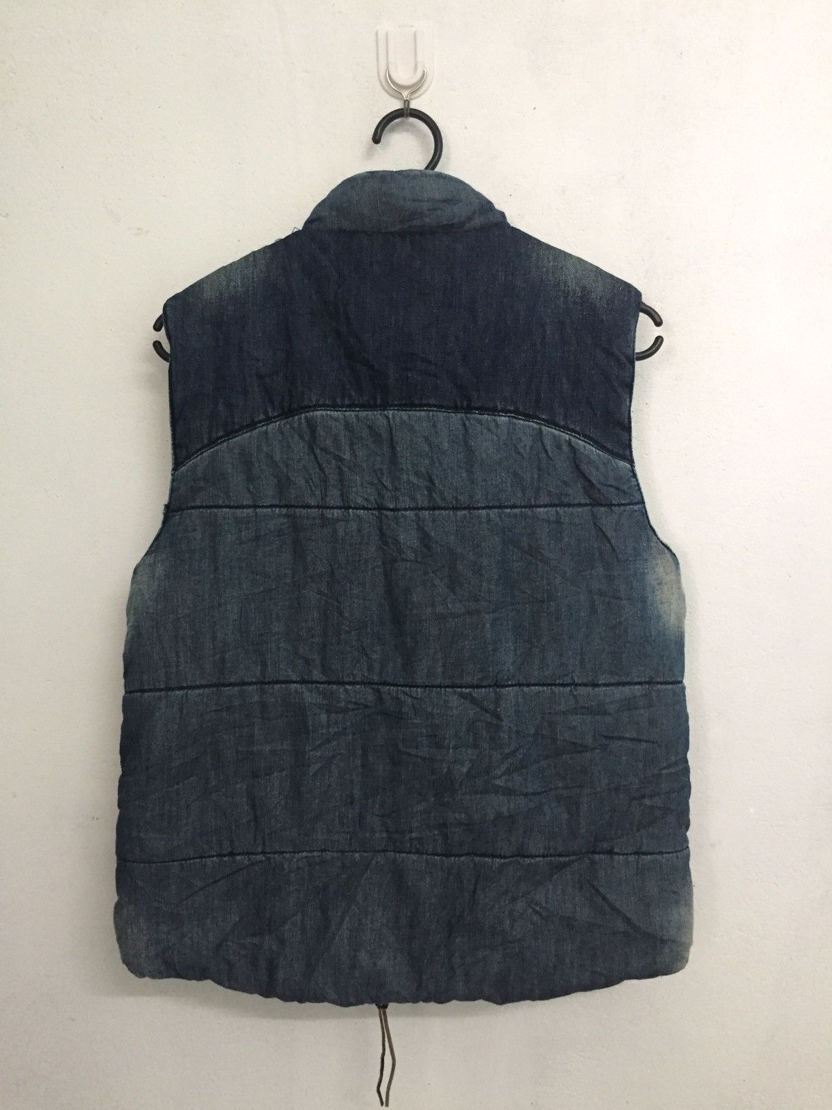 Japanese Brand Kriff Mayer Puffer Vest Denim Like Style Size US M / EU 48-50 / 2 - 6 Thumbnail