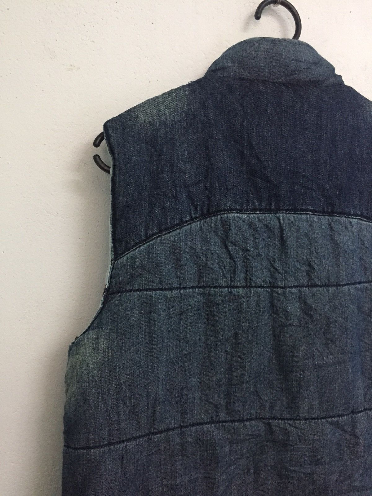 Japanese Brand Kriff Mayer Puffer Vest Denim Like Style Size US M / EU 48-50 / 2 - 8 Thumbnail