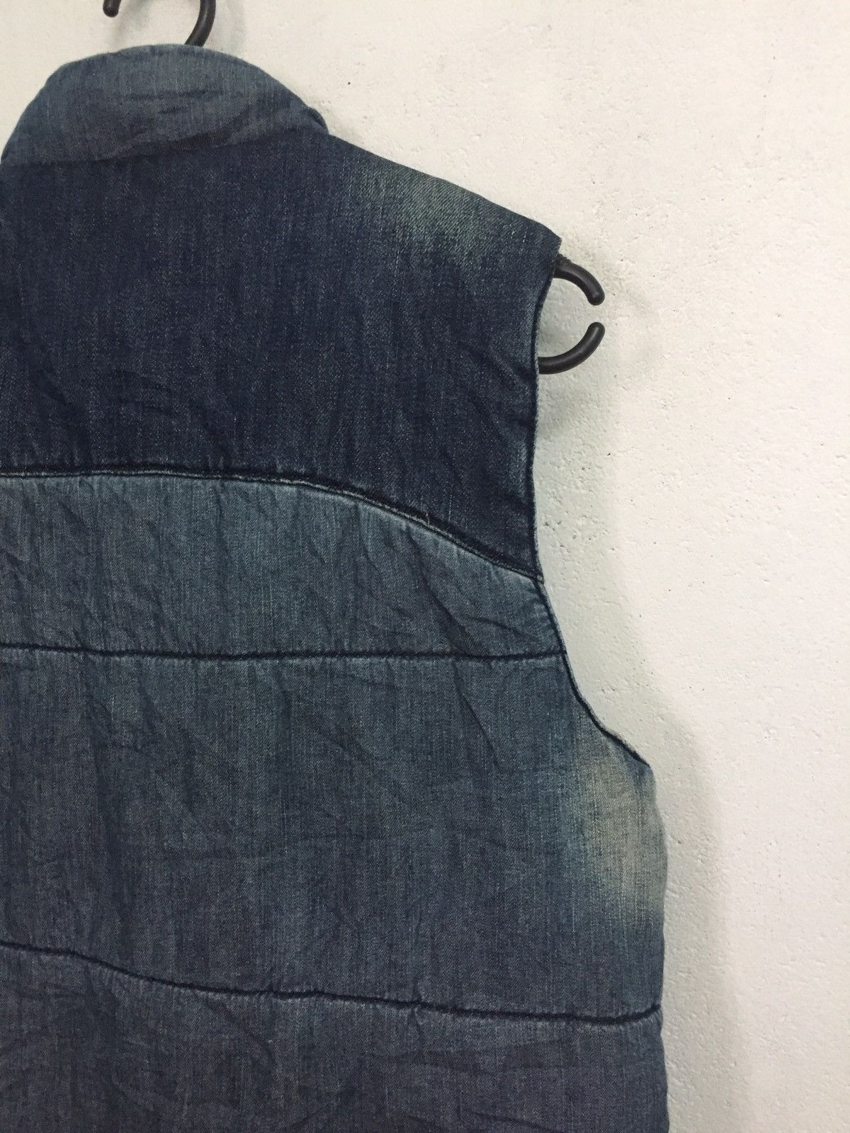 Japanese Brand Kriff Mayer Puffer Vest Denim Like Style Size US M / EU 48-50 / 2 - 7 Thumbnail