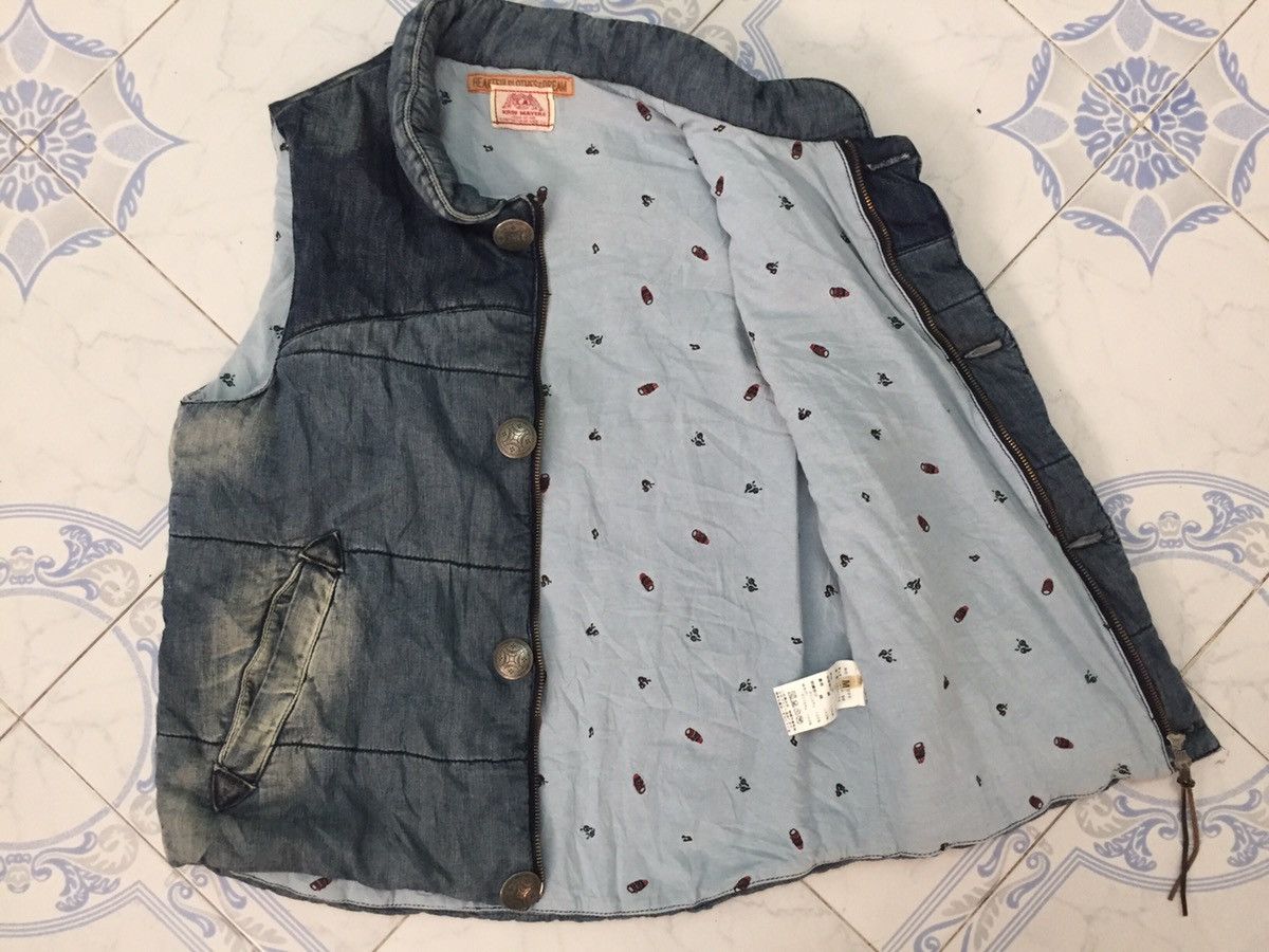 Japanese Brand Kriff Mayer Puffer Vest Denim Like Style Size US M / EU 48-50 / 2 - 12 Thumbnail