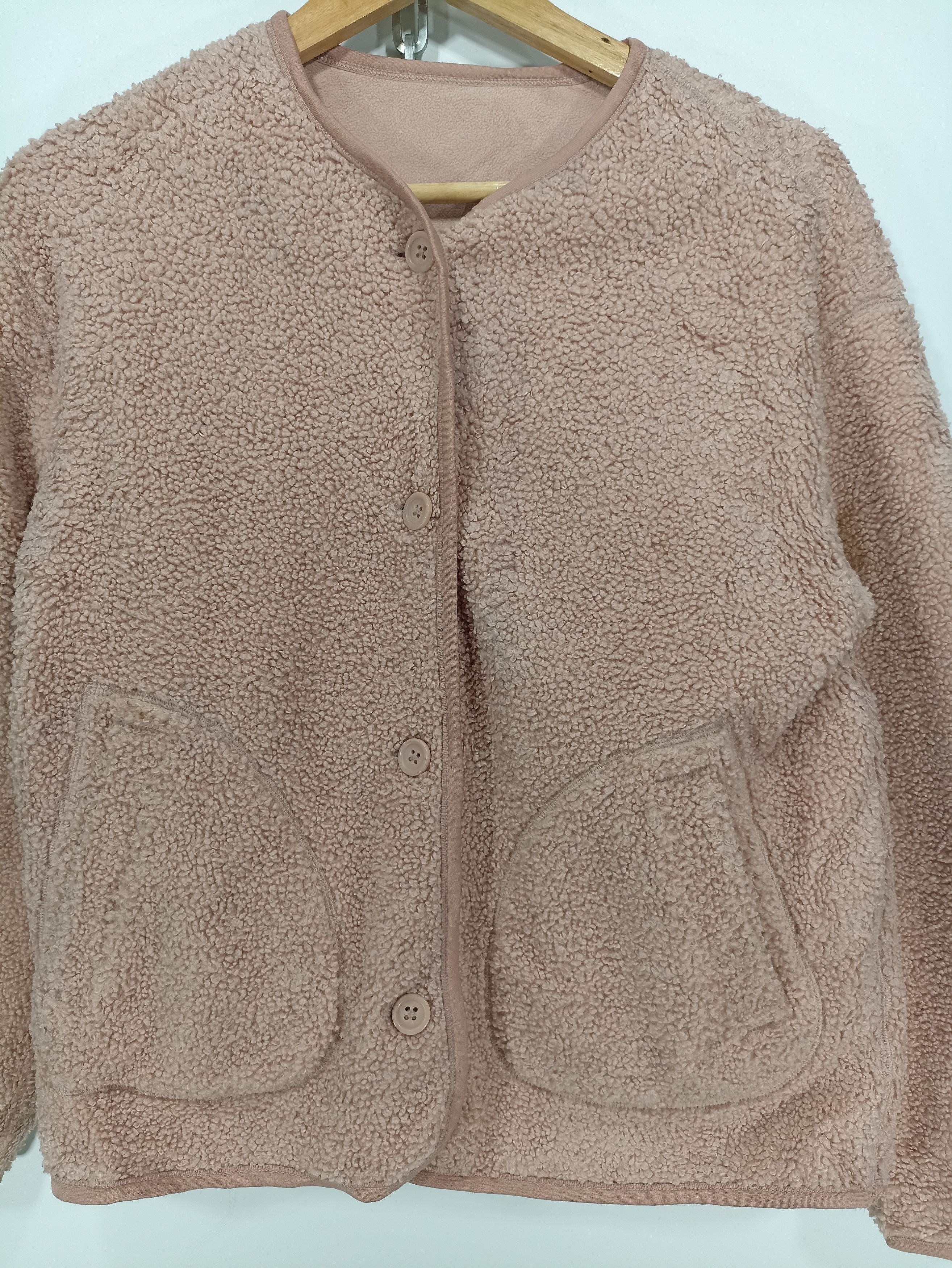 Japanese Brand × Uniqlo Uniqlo Cropped Button bulky Fleece Size US M / EU 48-50 / 2 - 4 Thumbnail