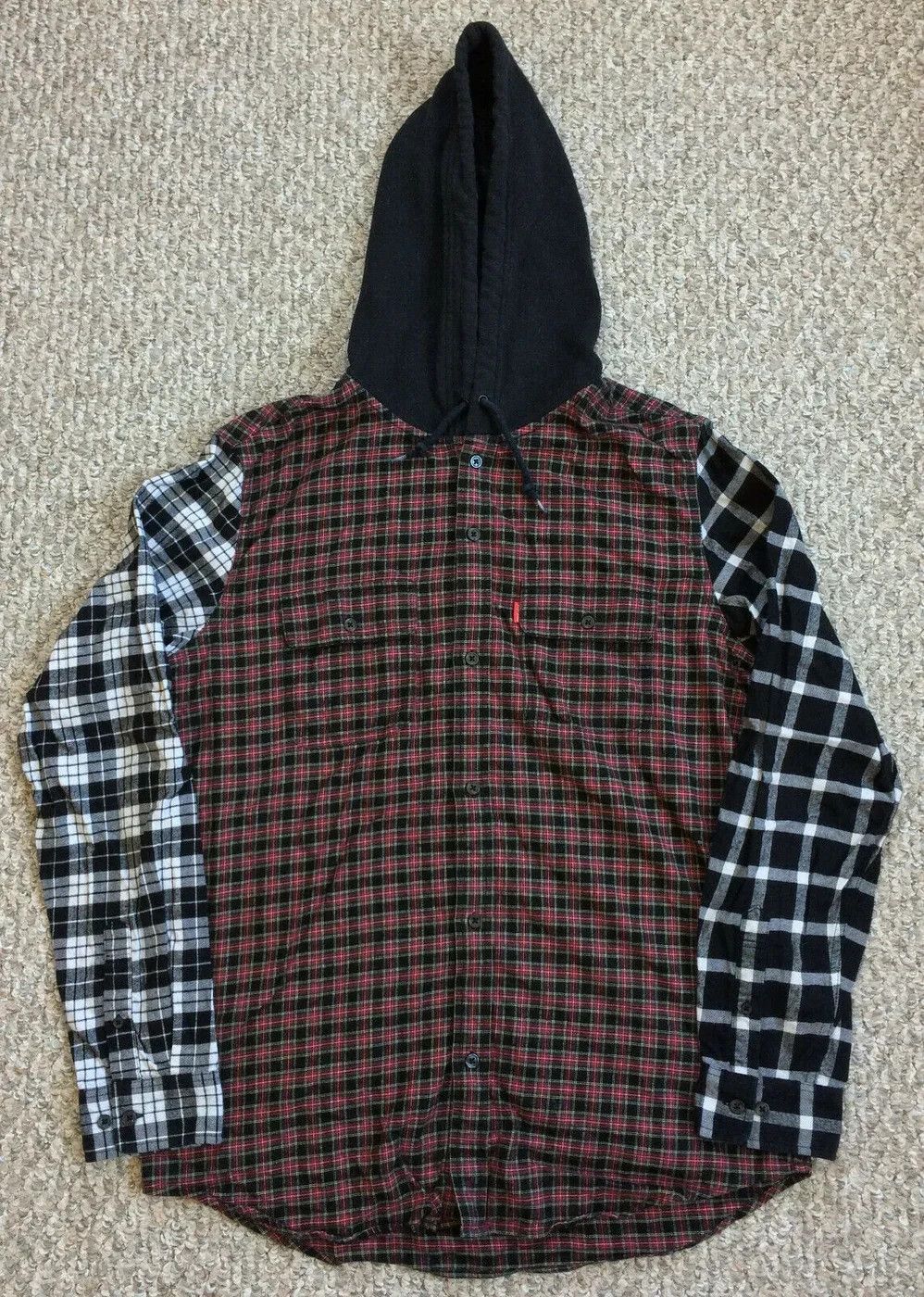 Supreme F/W 2014 Supreme Hooded Flannel size XL | Grailed