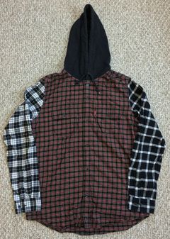 Supreme Hooded Flannel | Grailed