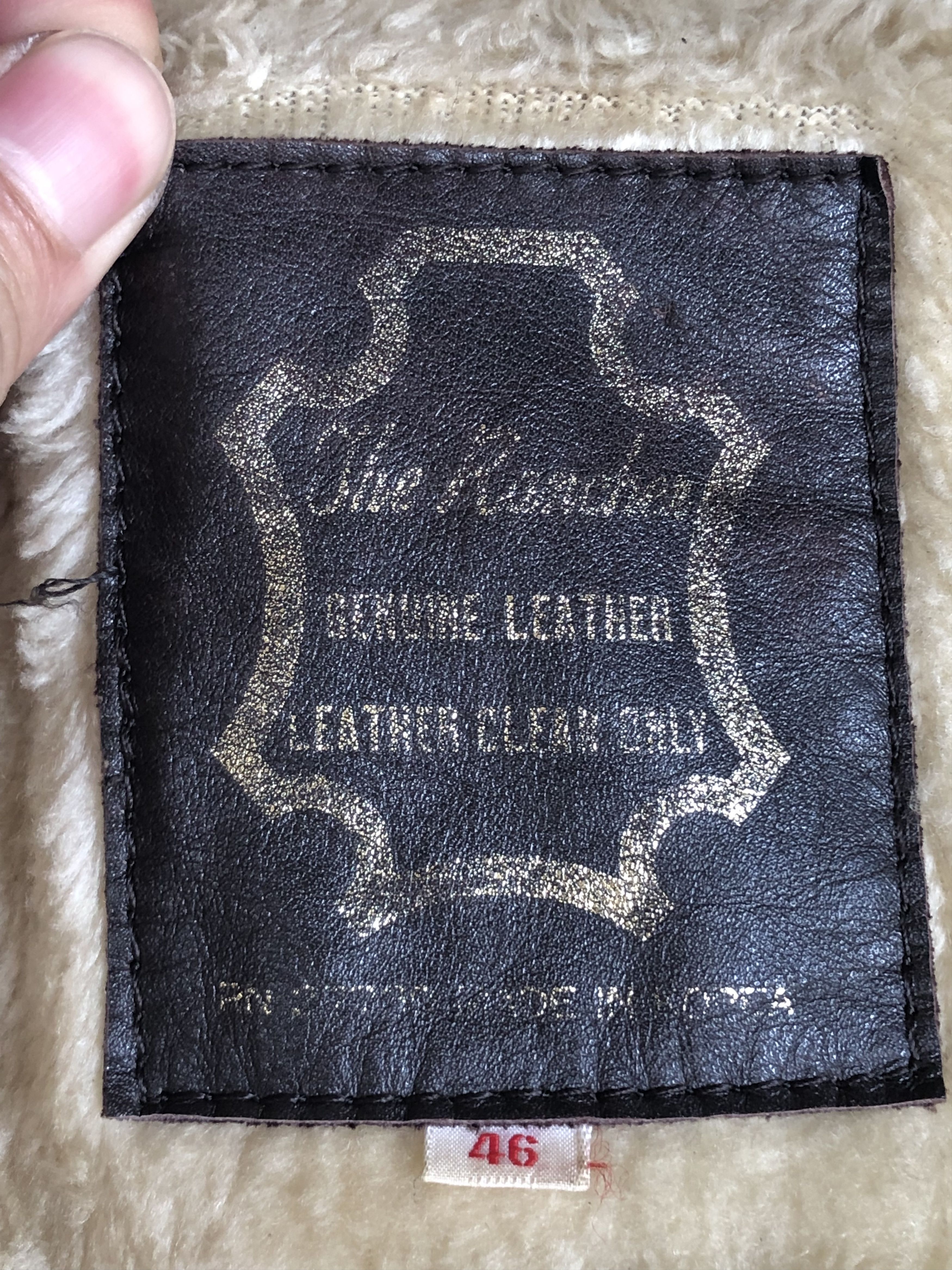 Genuine Leather RARE🔥THE RANCHER WESTERN SHEARLING COWHIDE SUEDE JACKET Size US L / EU 52-54 / 3 - 14 Thumbnail
