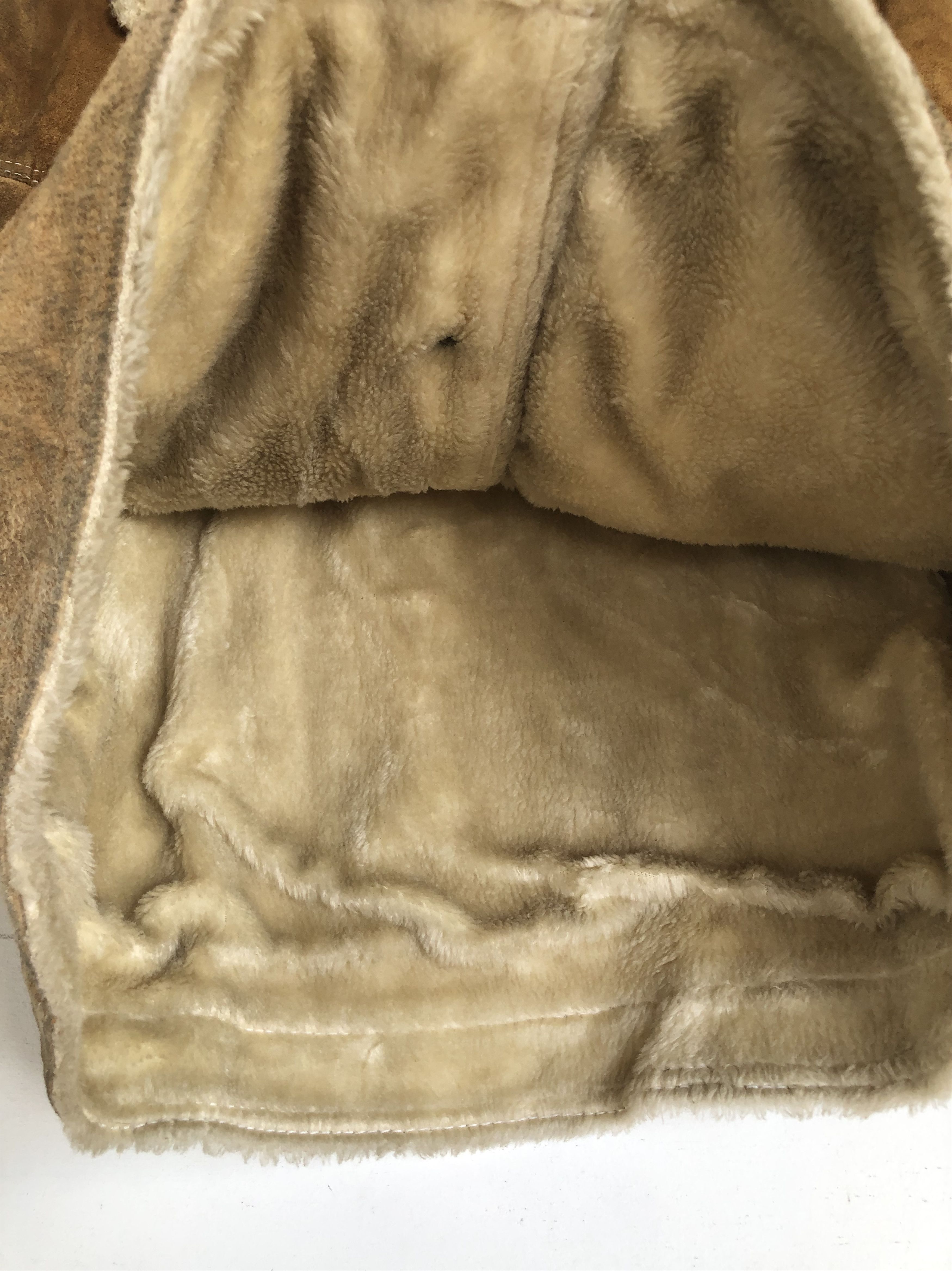 Genuine Leather RARE🔥THE RANCHER WESTERN SHEARLING COWHIDE SUEDE JACKET Size US L / EU 52-54 / 3 - 8 Thumbnail