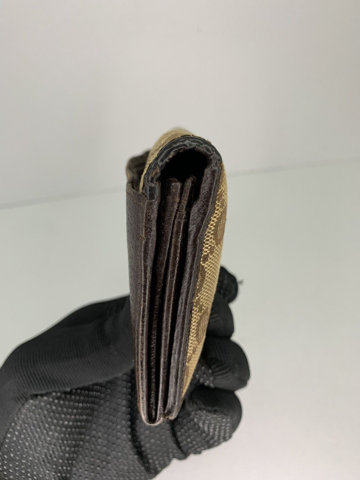 Gucci Gucci Authentic Wallet Monogram Pigskin Size ONE SIZE - 8 Thumbnail