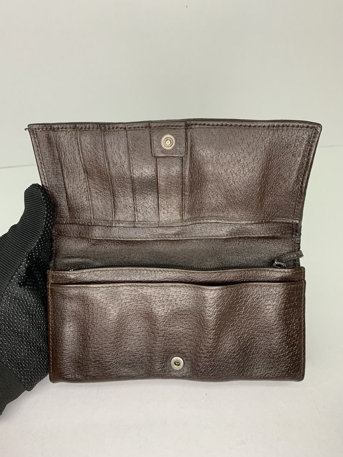 Gucci Gucci Authentic Wallet Monogram Pigskin Size ONE SIZE - 6 Thumbnail