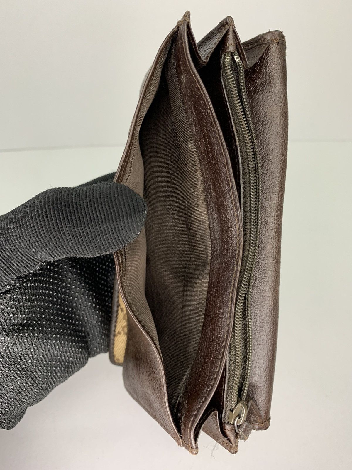 Gucci Gucci Authentic Wallet Monogram Pigskin Size ONE SIZE - 14 Thumbnail