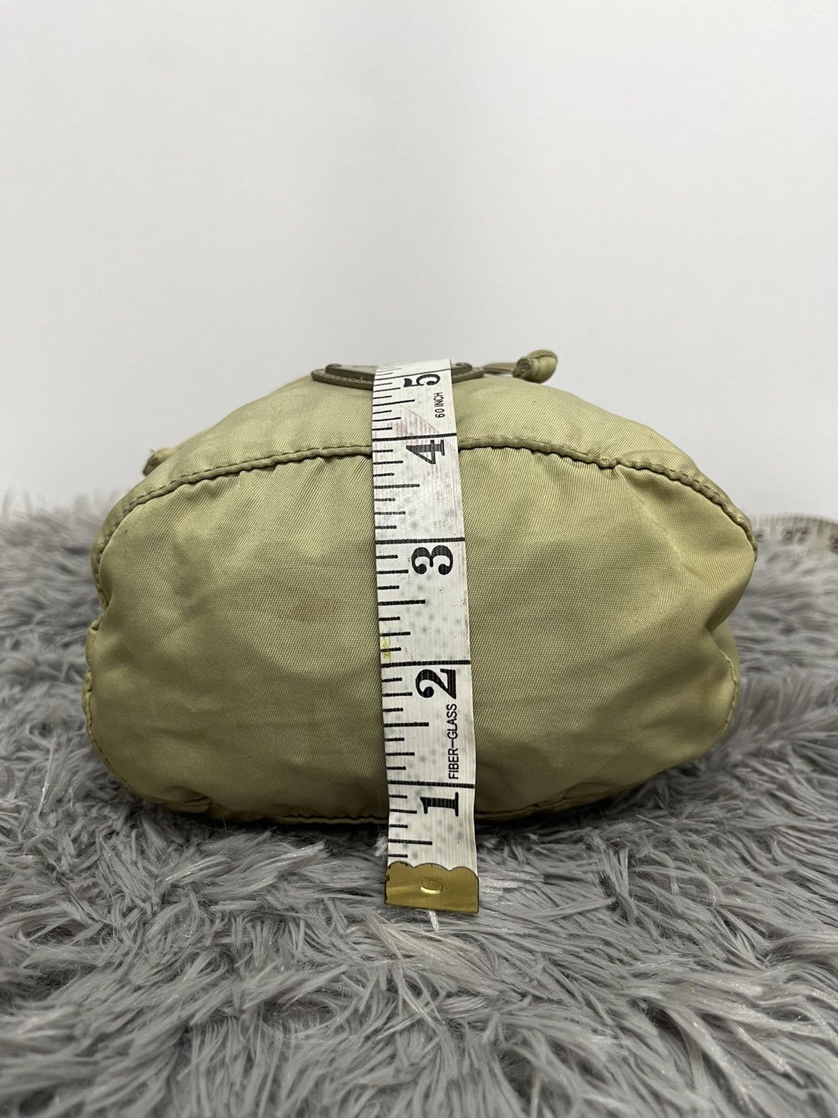 Prada Authentic Clutch Mini Bag Tussuto Drawstring Pouch Size ONE SIZE - 6 Thumbnail