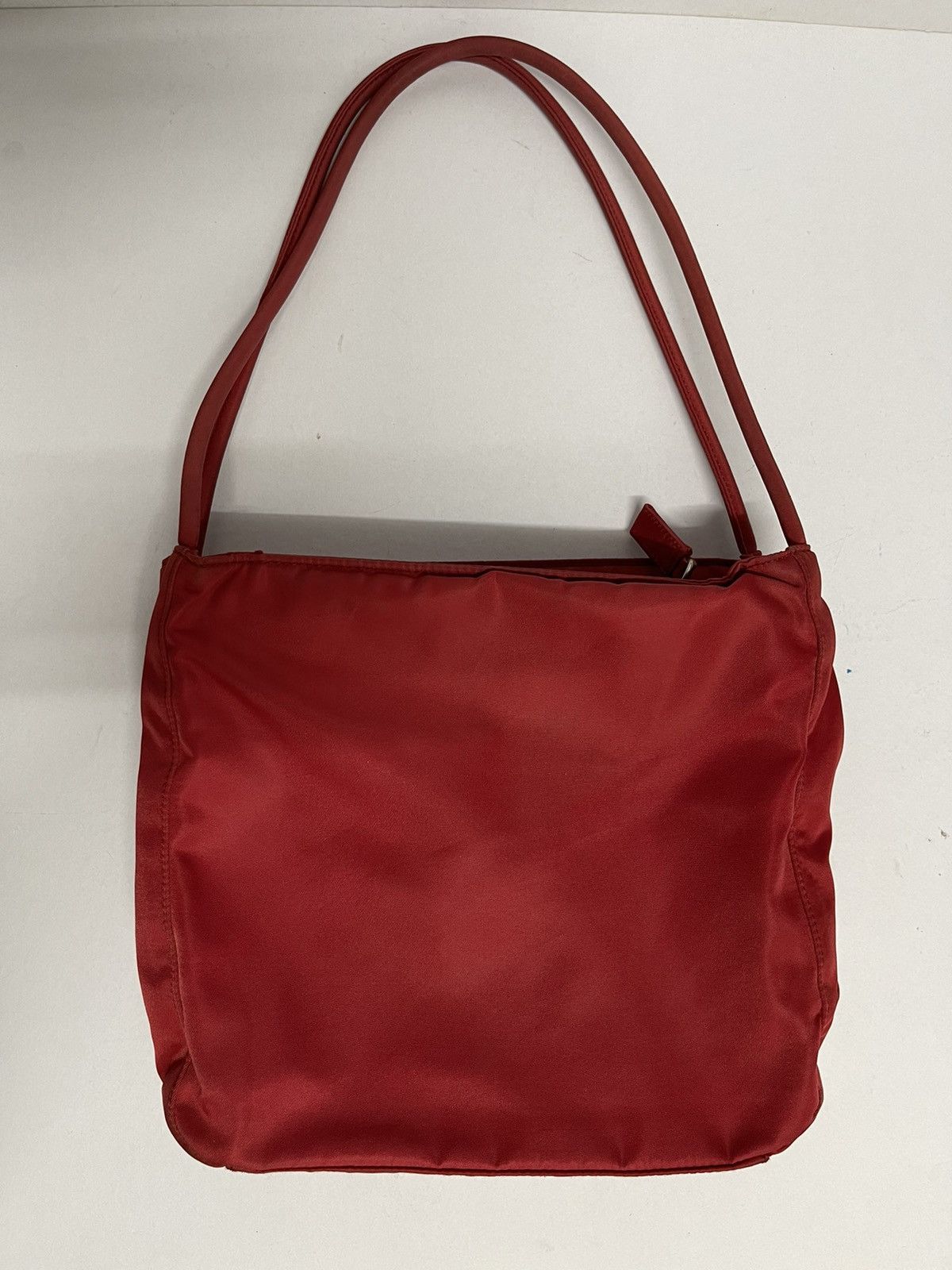 Authentic x Prada Bag Shoulder Nylon Red