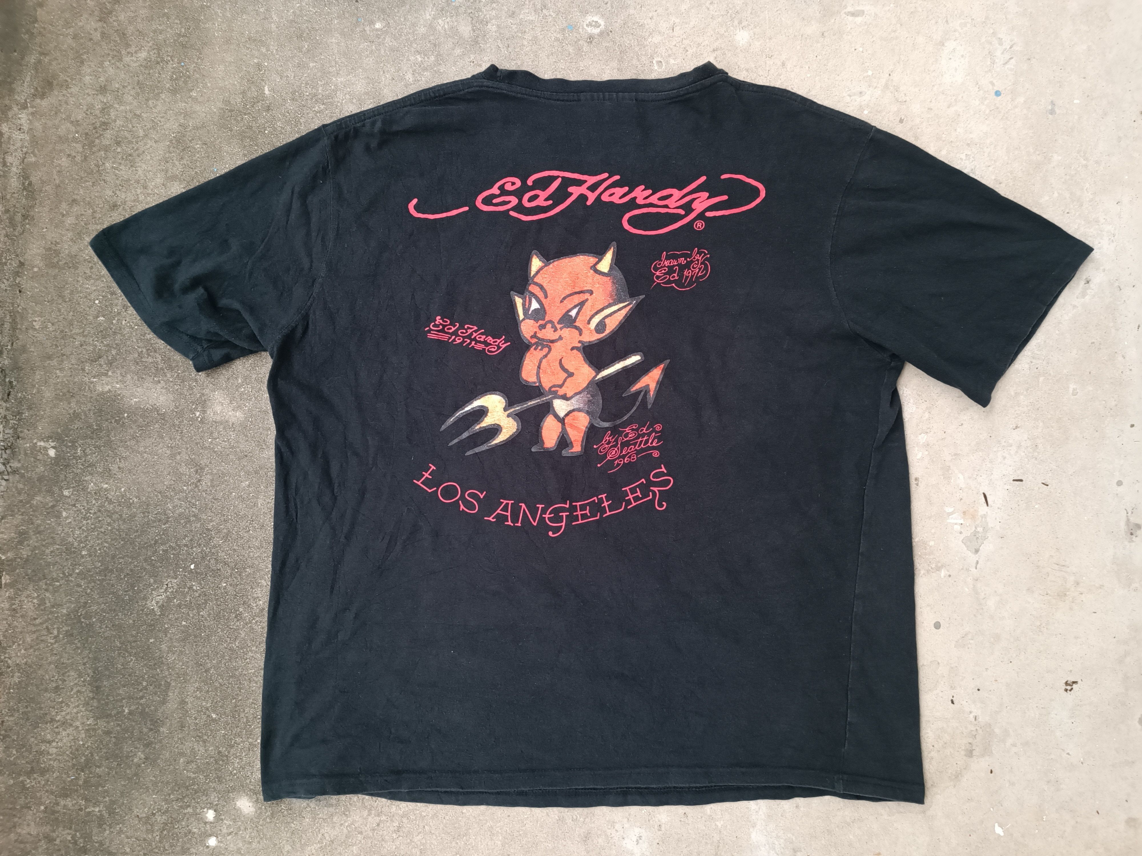 Ed Hardy t shirt ed hardy los angeles by tedman Size US XL / EU 56 / 4 - 1 Thumbnail