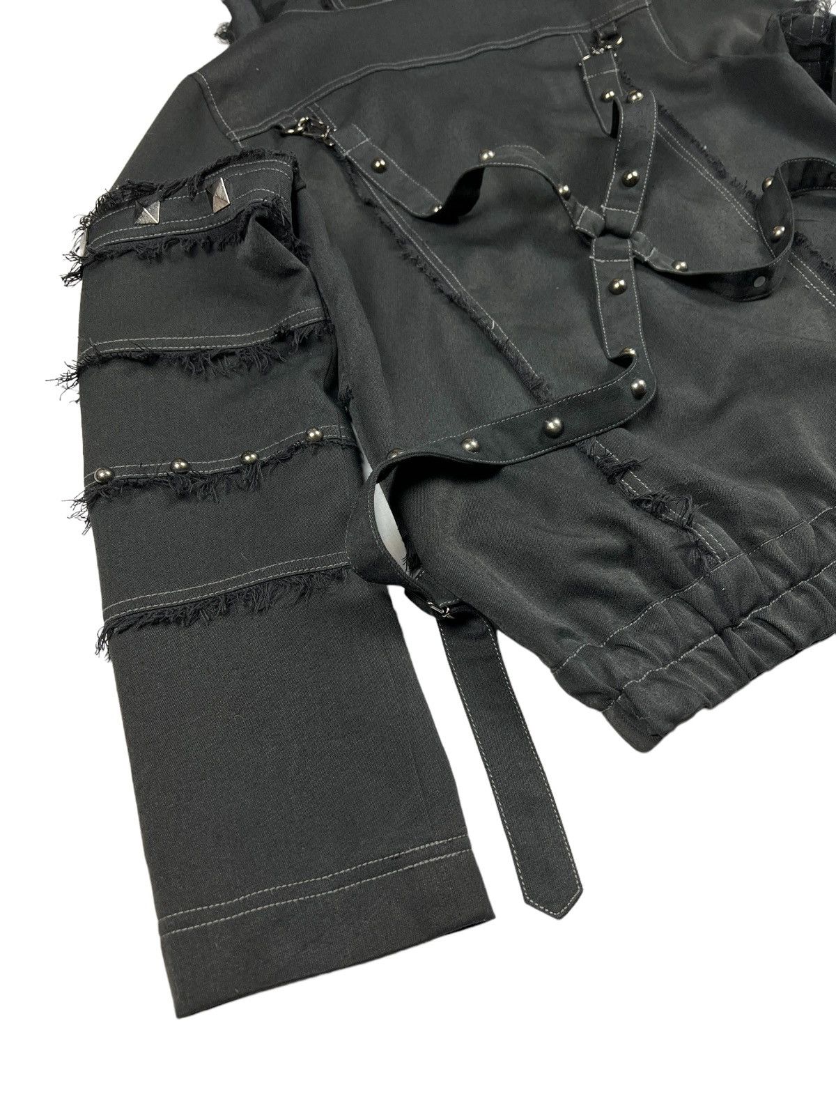 Japanese Brand Algonquins 🇯🇵 Studded Bondage Double Collar Punk Jacket Size US M / EU 48-50 / 2 - 9 Thumbnail