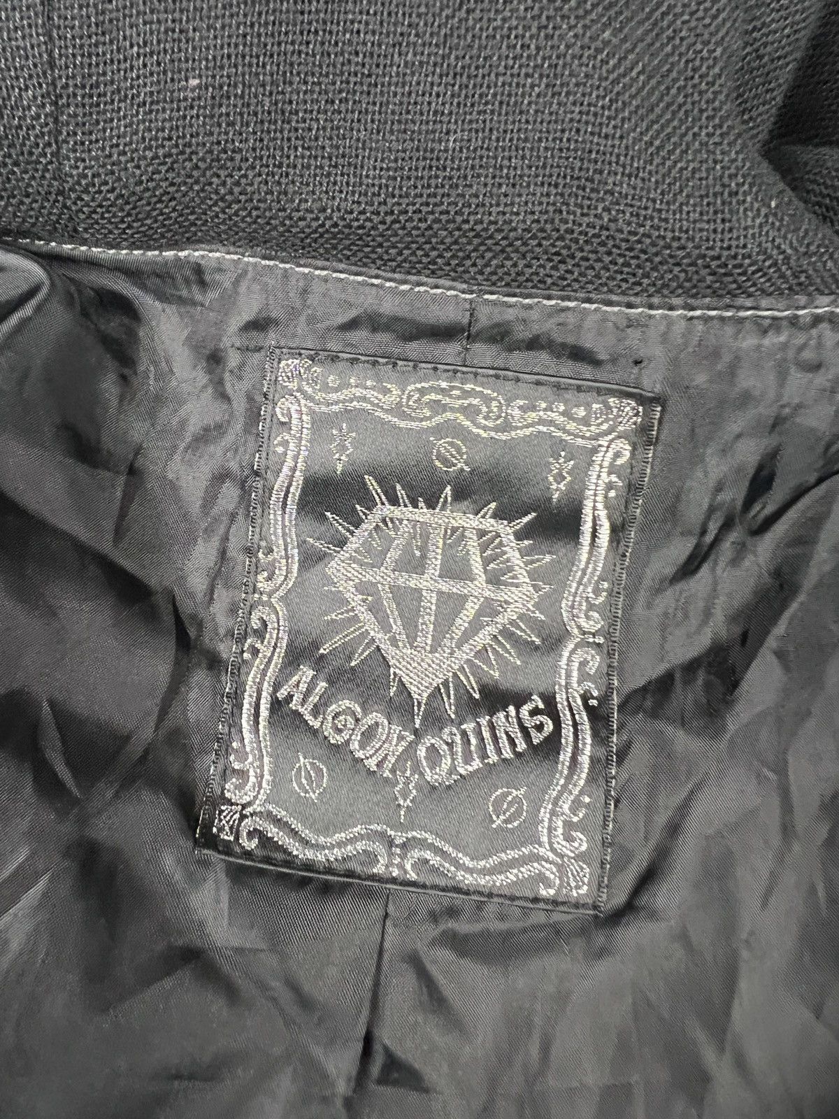 Japanese Brand Algonquins 🇯🇵 Studded Bondage Double Collar Punk Jacket Size US M / EU 48-50 / 2 - 18 Thumbnail