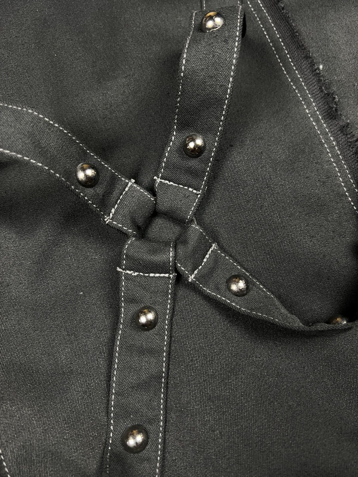 Japanese Brand Algonquins 🇯🇵 Studded Bondage Double Collar Punk Jacket Size US M / EU 48-50 / 2 - 16 Thumbnail