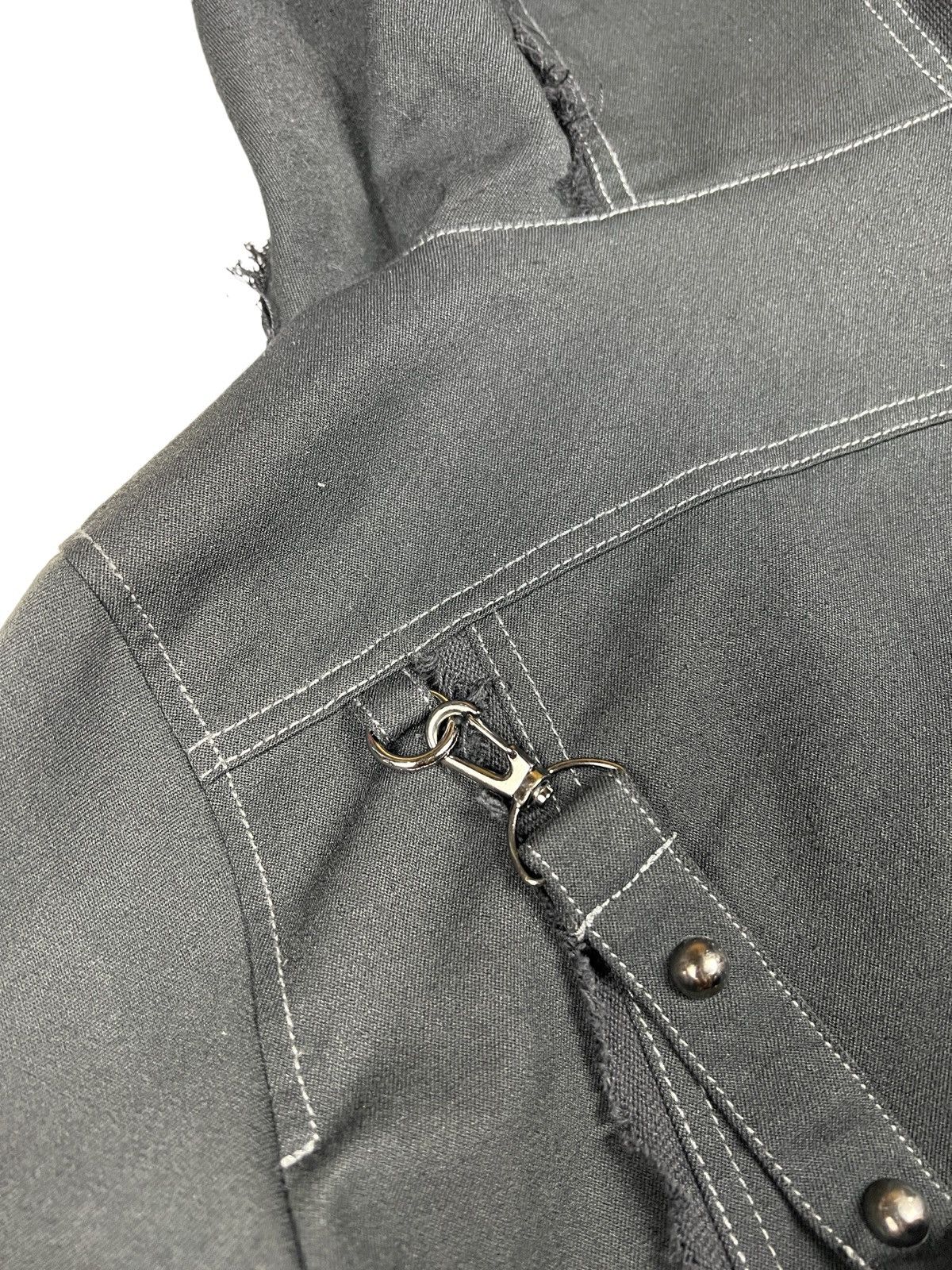 Japanese Brand Algonquins 🇯🇵 Studded Bondage Double Collar Punk Jacket Size US M / EU 48-50 / 2 - 11 Thumbnail
