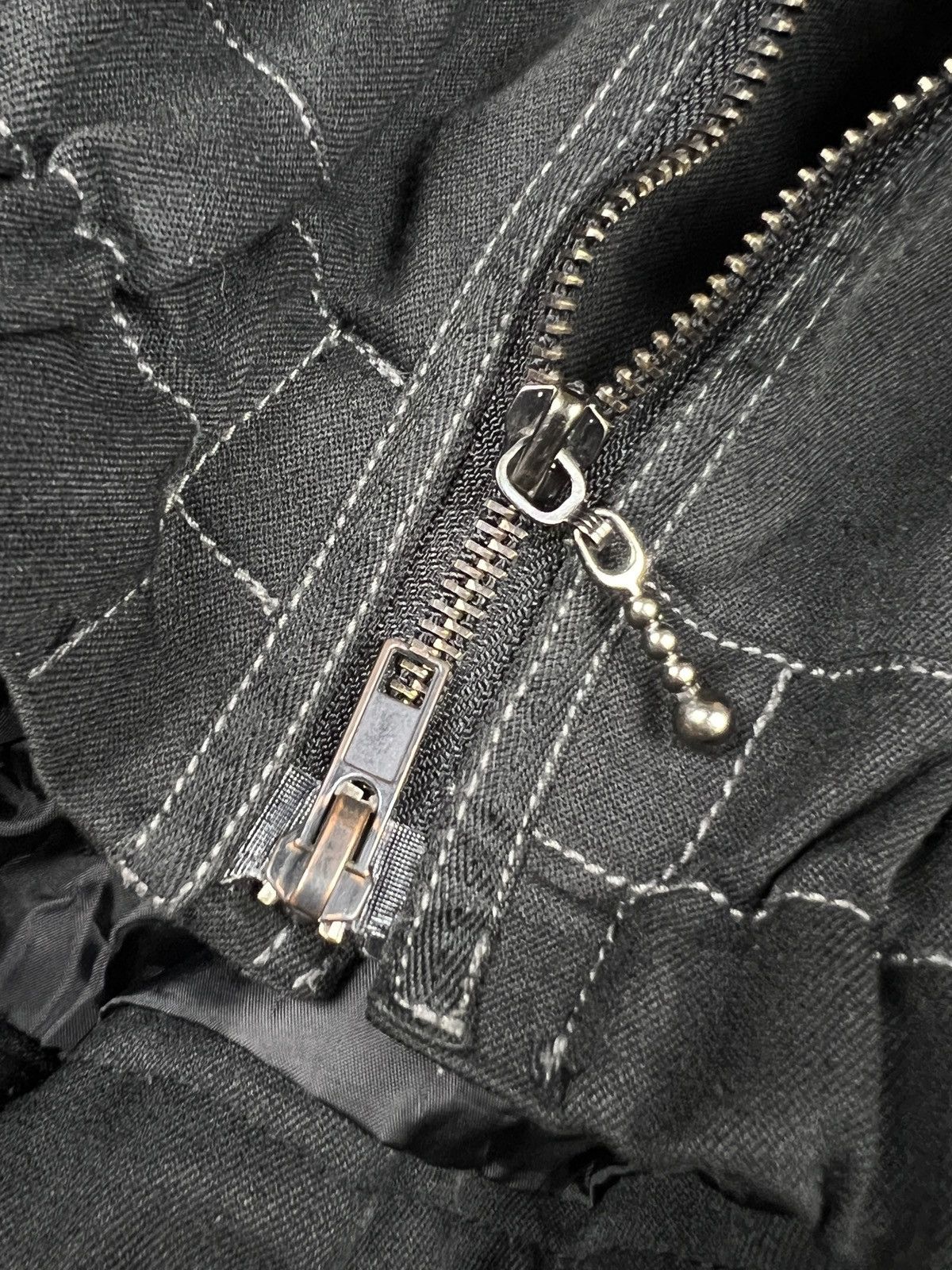 Japanese Brand Algonquins 🇯🇵 Studded Bondage Double Collar Punk Jacket Size US M / EU 48-50 / 2 - 17 Thumbnail